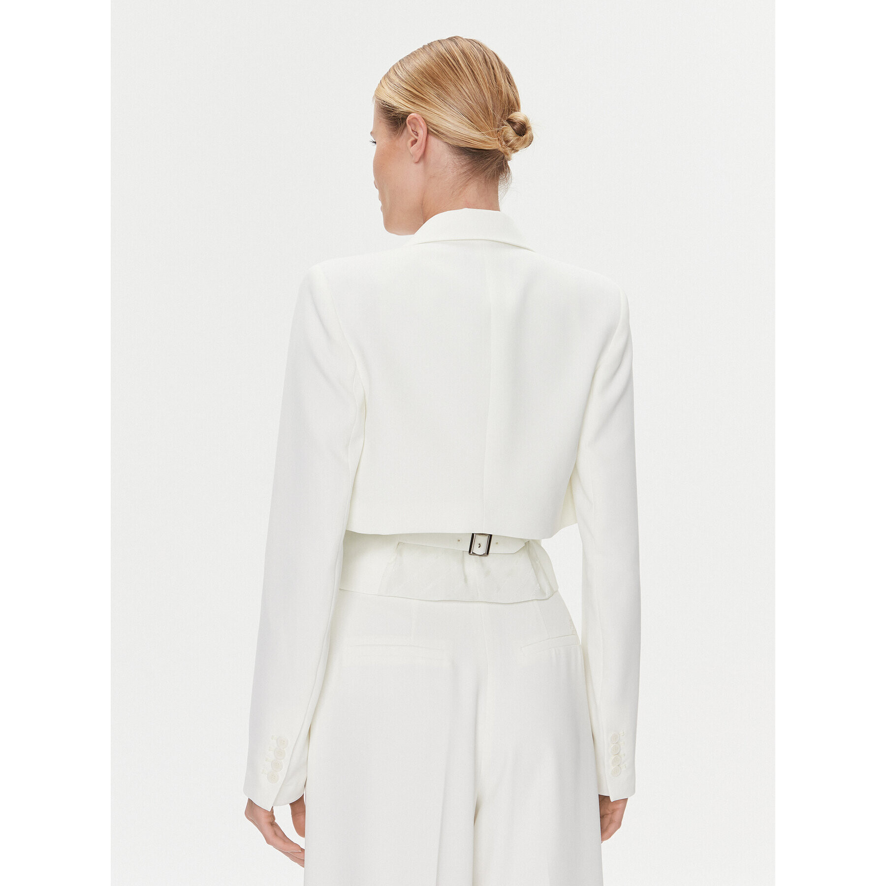 KARL LAGERFELD Сако 240W1411 Бял Regular Fit - Pepit.bg