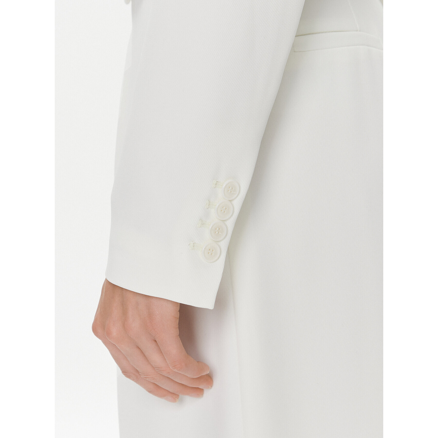 KARL LAGERFELD Сако 240W1411 Бял Regular Fit - Pepit.bg