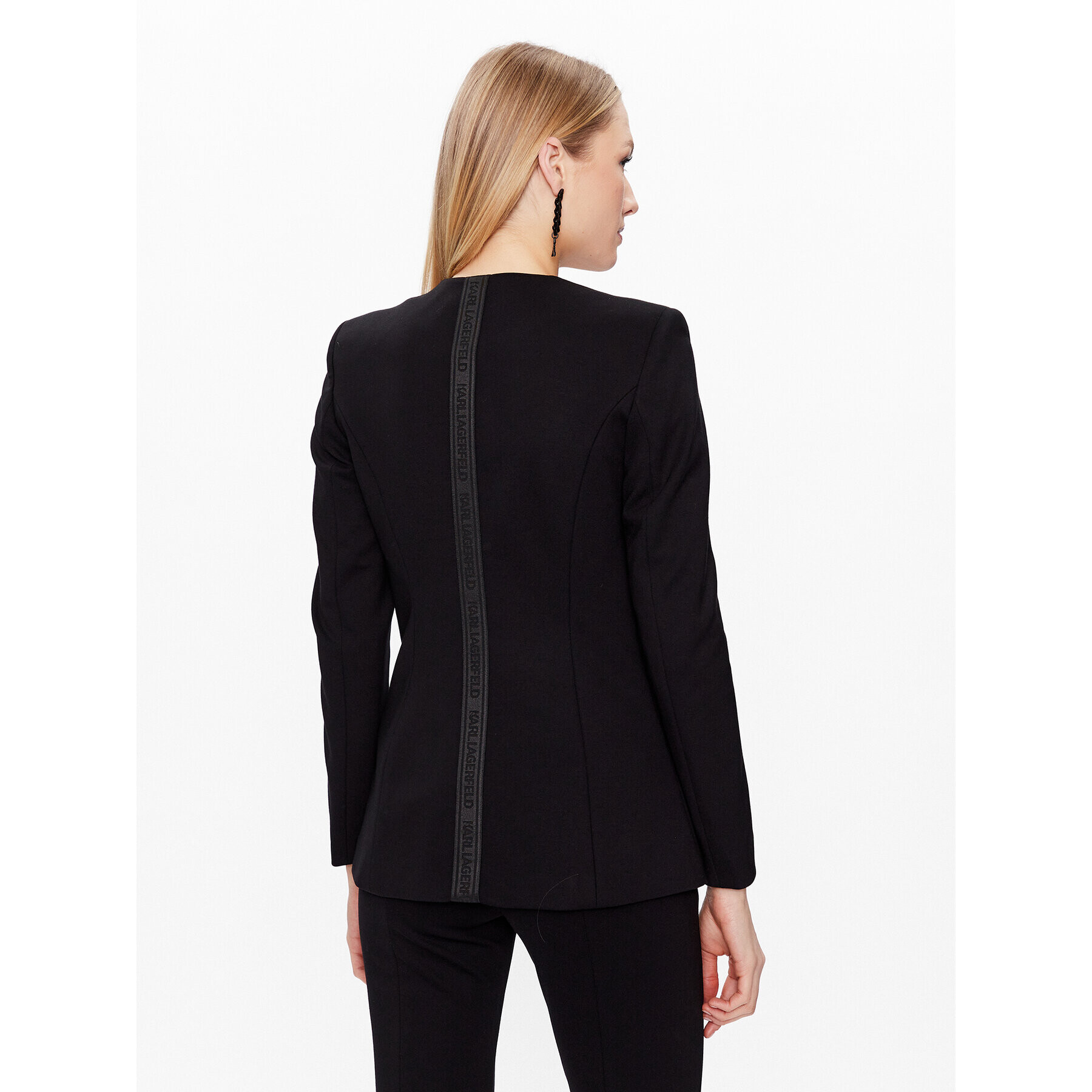 KARL LAGERFELD Сако Punto 225W1400 Черен Regular Fit - Pepit.bg