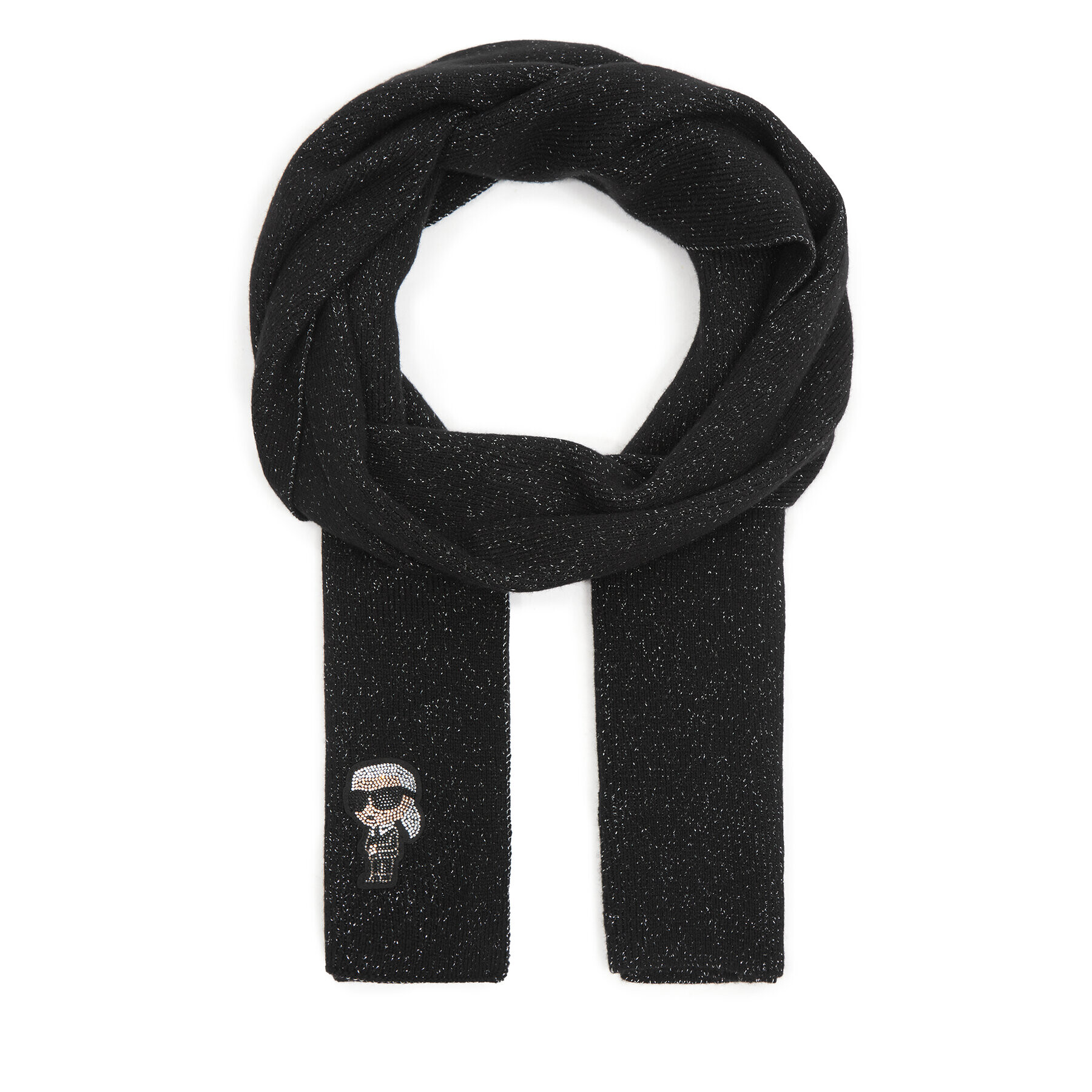KARL LAGERFELD Шал 236W3301 Черен - Pepit.bg