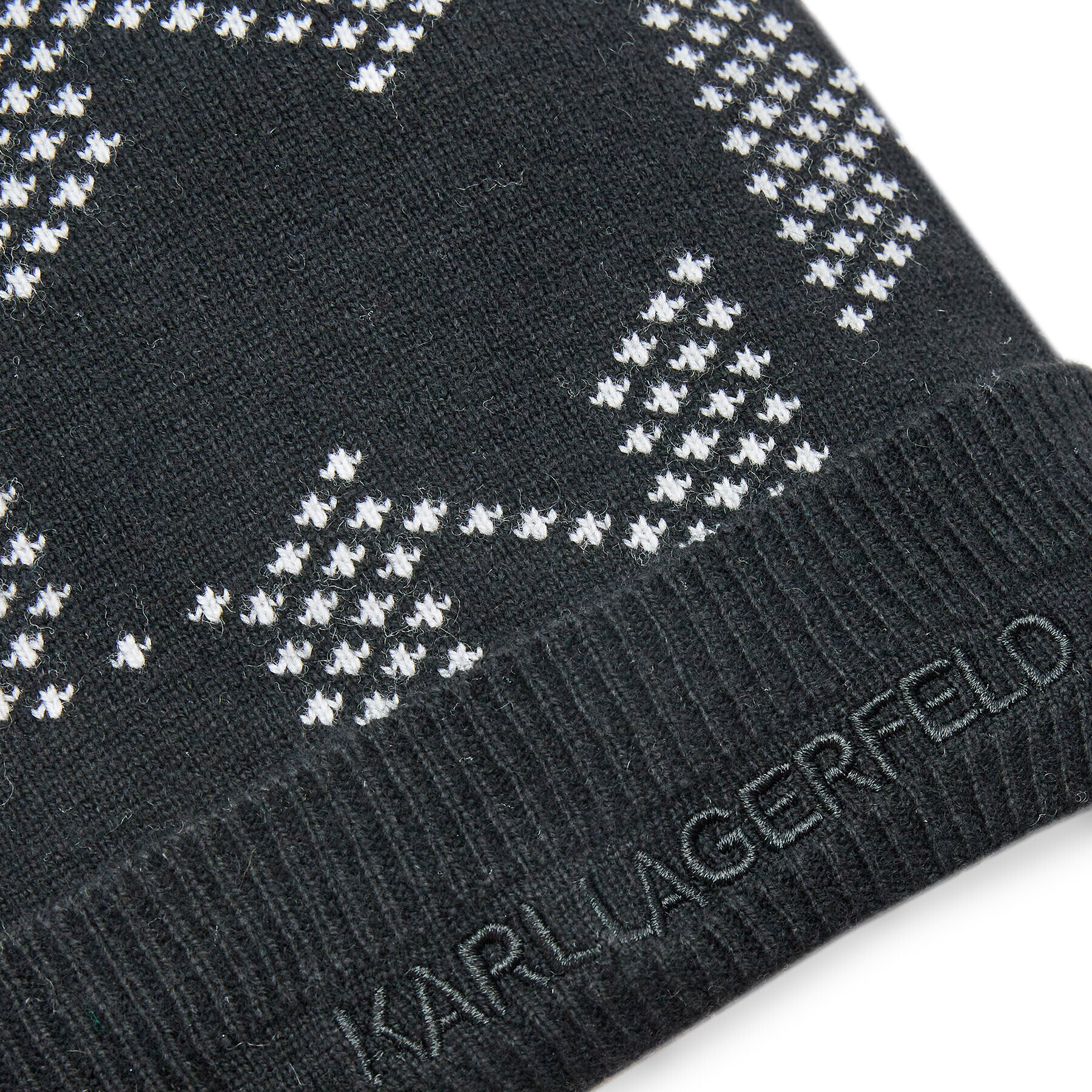 KARL LAGERFELD Шапка 226M3419 Черен - Pepit.bg