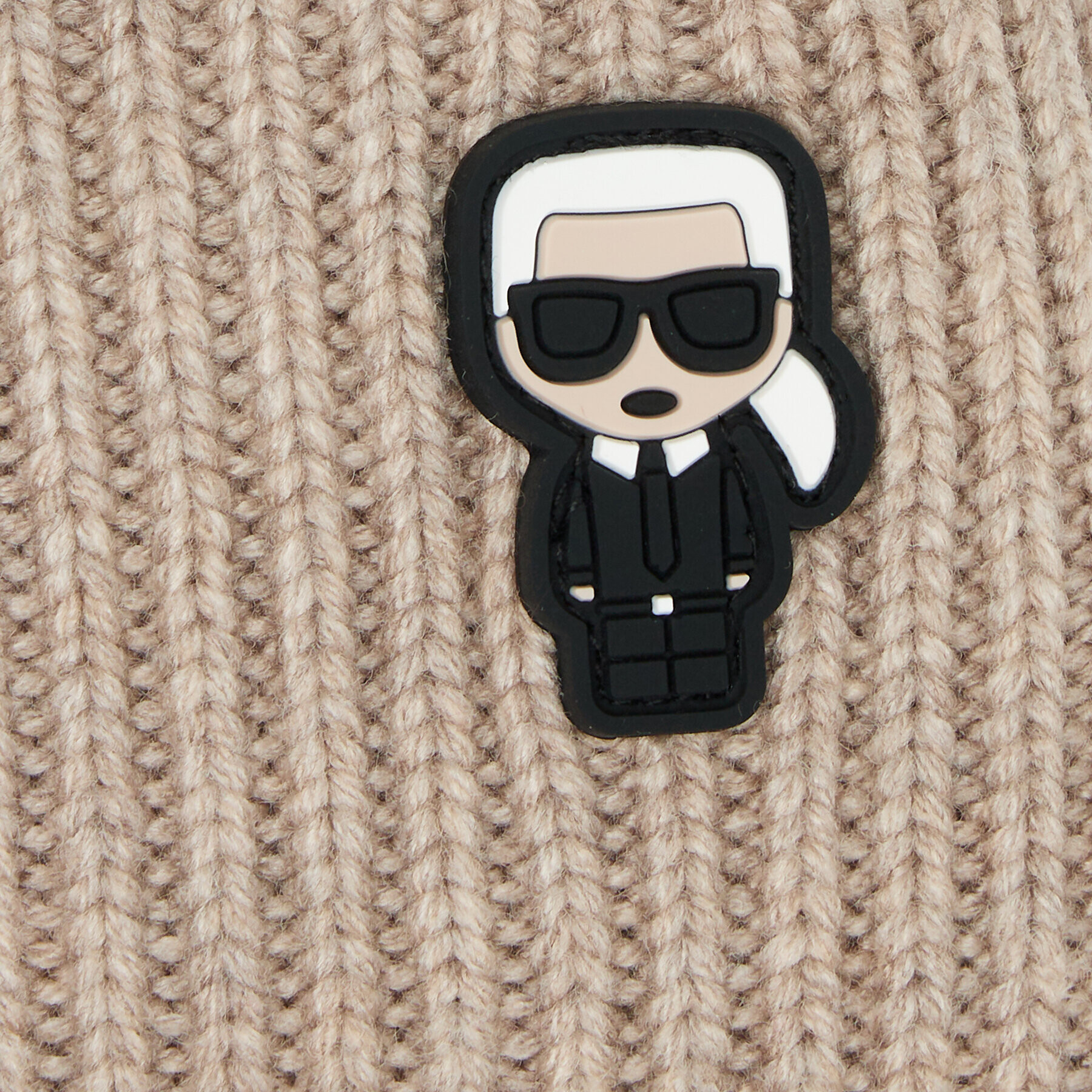 KARL LAGERFELD Шапка Ikonik 226W3410 Бежов - Pepit.bg