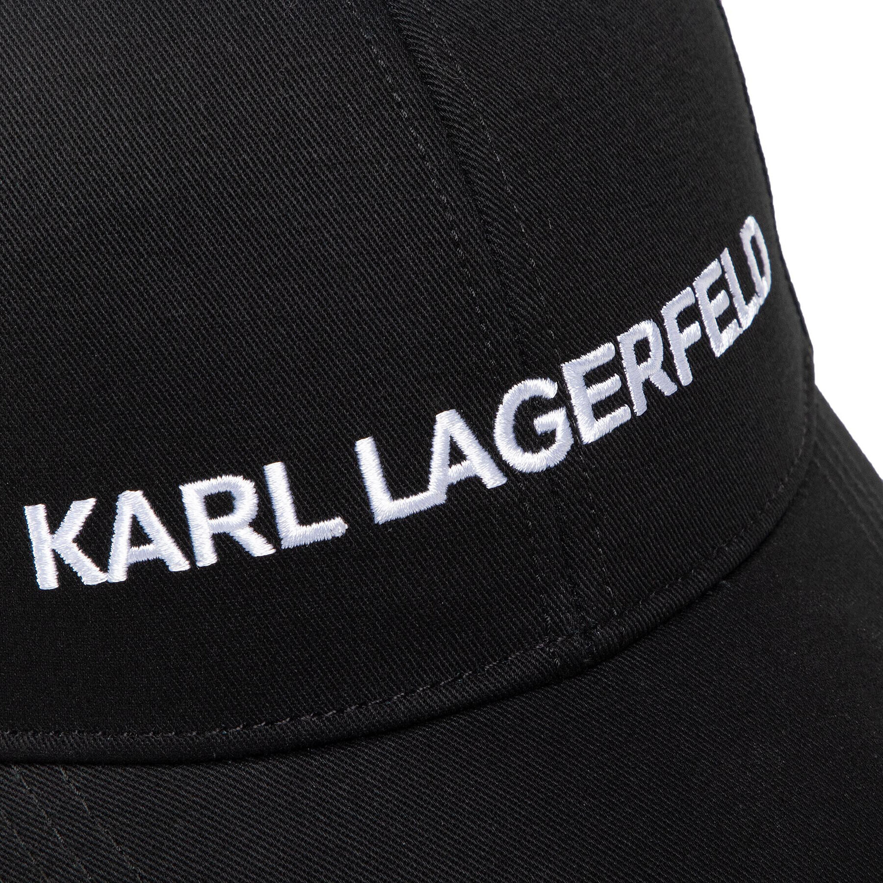 KARL LAGERFELD Шапка с козирка 205W3413 Черен - Pepit.bg