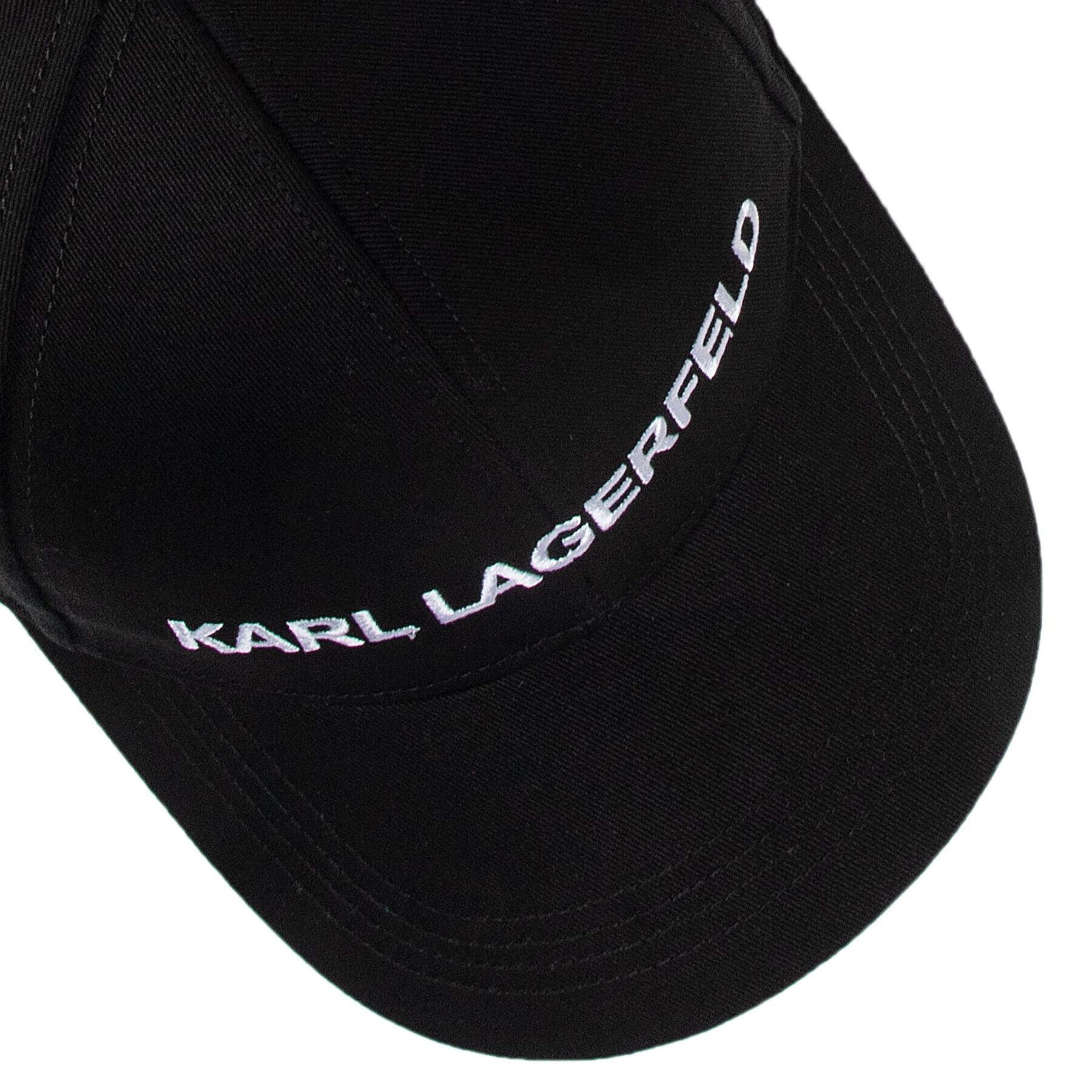 KARL LAGERFELD Шапка с козирка 205W3413 Черен - Pepit.bg