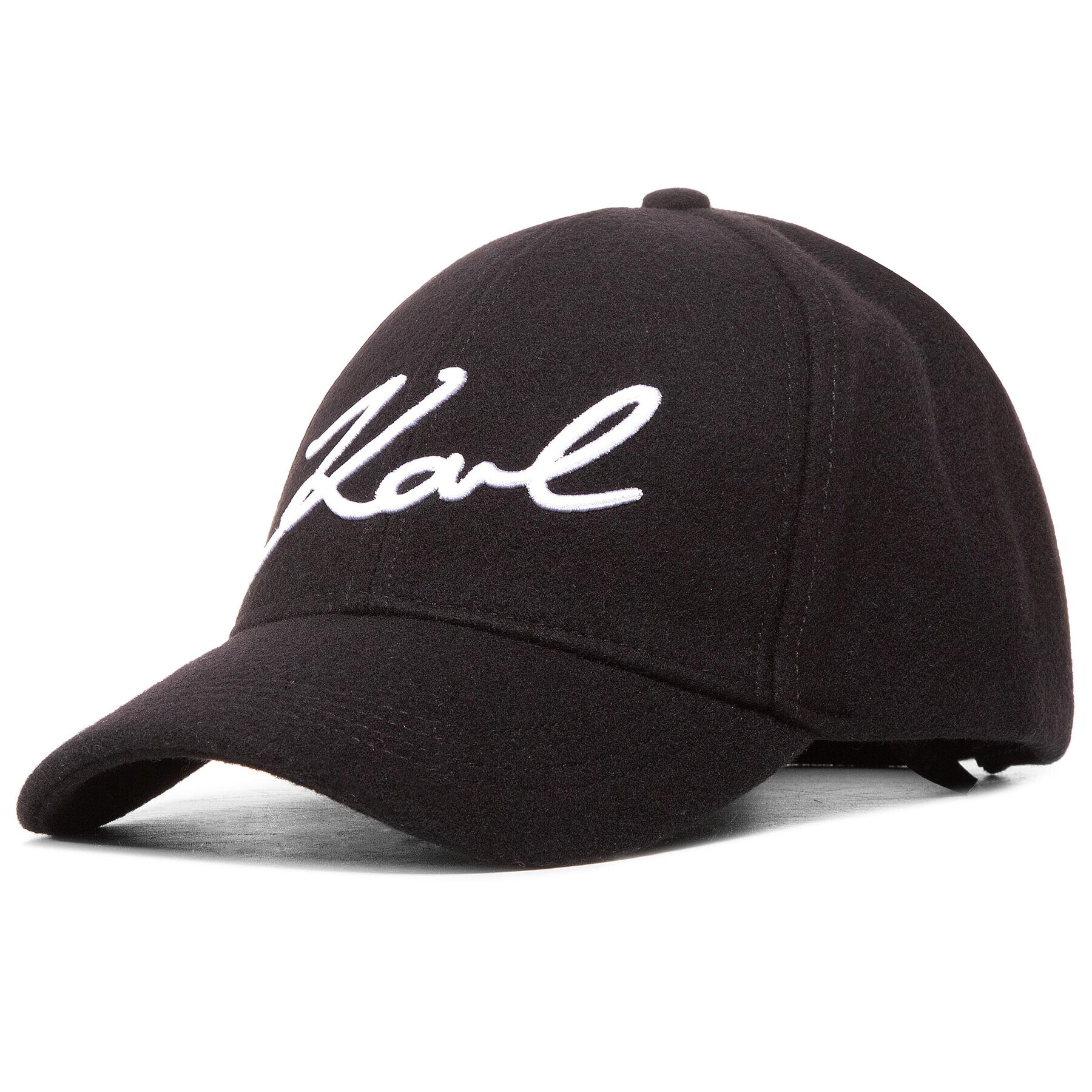 KARL LAGERFELD Шапка с козирка 206W3408 Черен - Pepit.bg