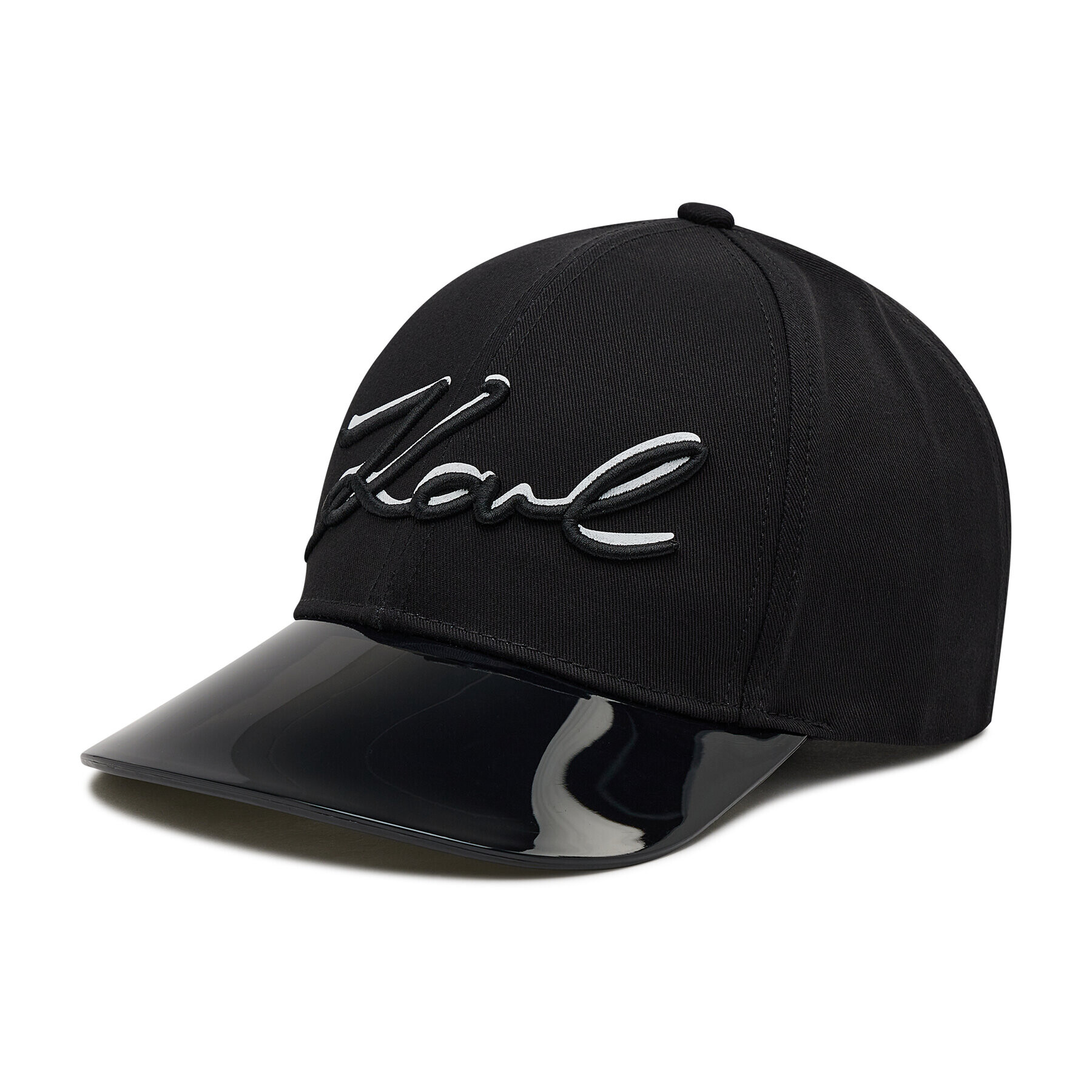 KARL LAGERFELD Шапка с козирка 215W3409 Черен - Pepit.bg
