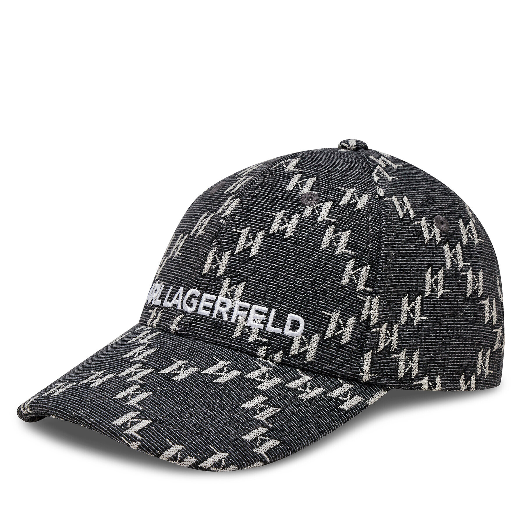 KARL LAGERFELD Шапка с козирка K/Monogram Essential Cap 236W3408 Черен - Pepit.bg