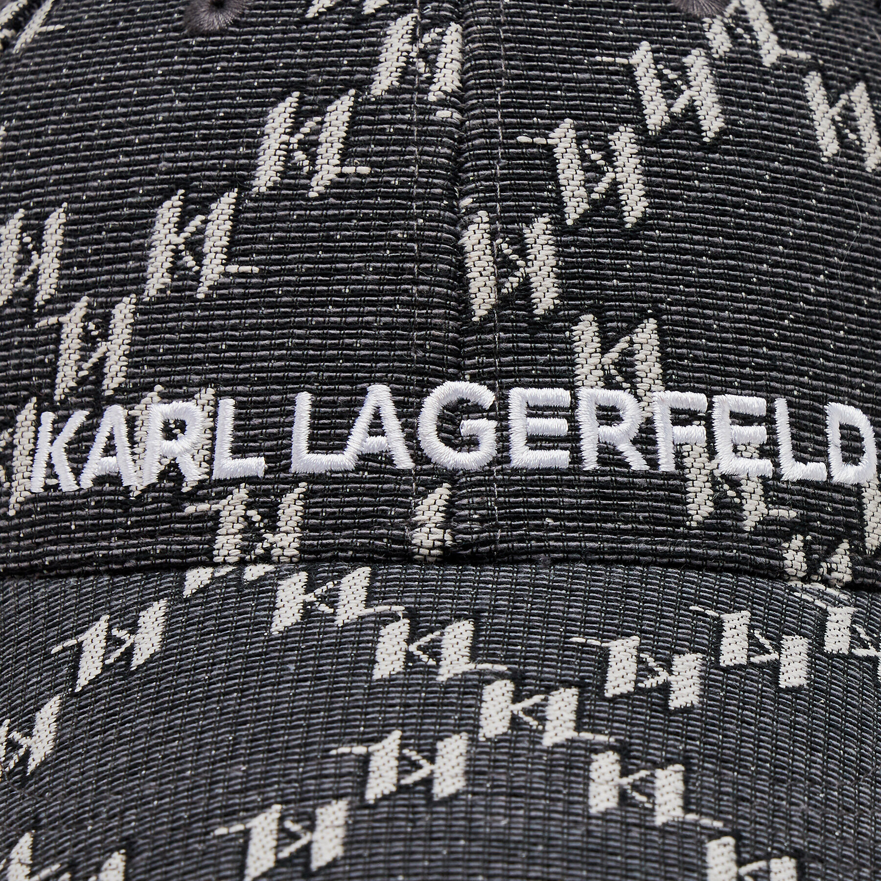 KARL LAGERFELD Шапка с козирка K/Monogram Essential Cap 236W3408 Черен - Pepit.bg