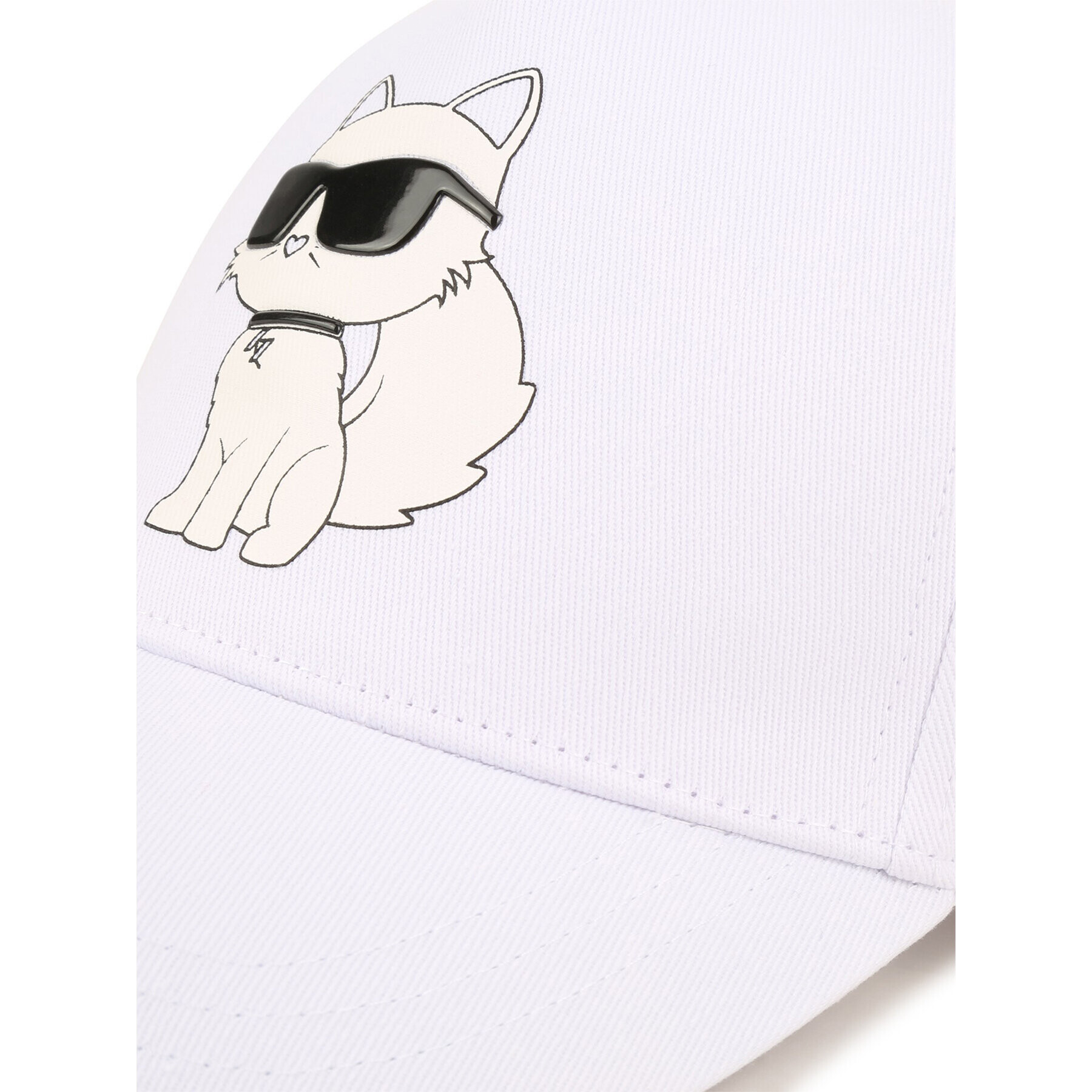 KARL LAGERFELD Шапка с козирка Z11052 Бял - Pepit.bg