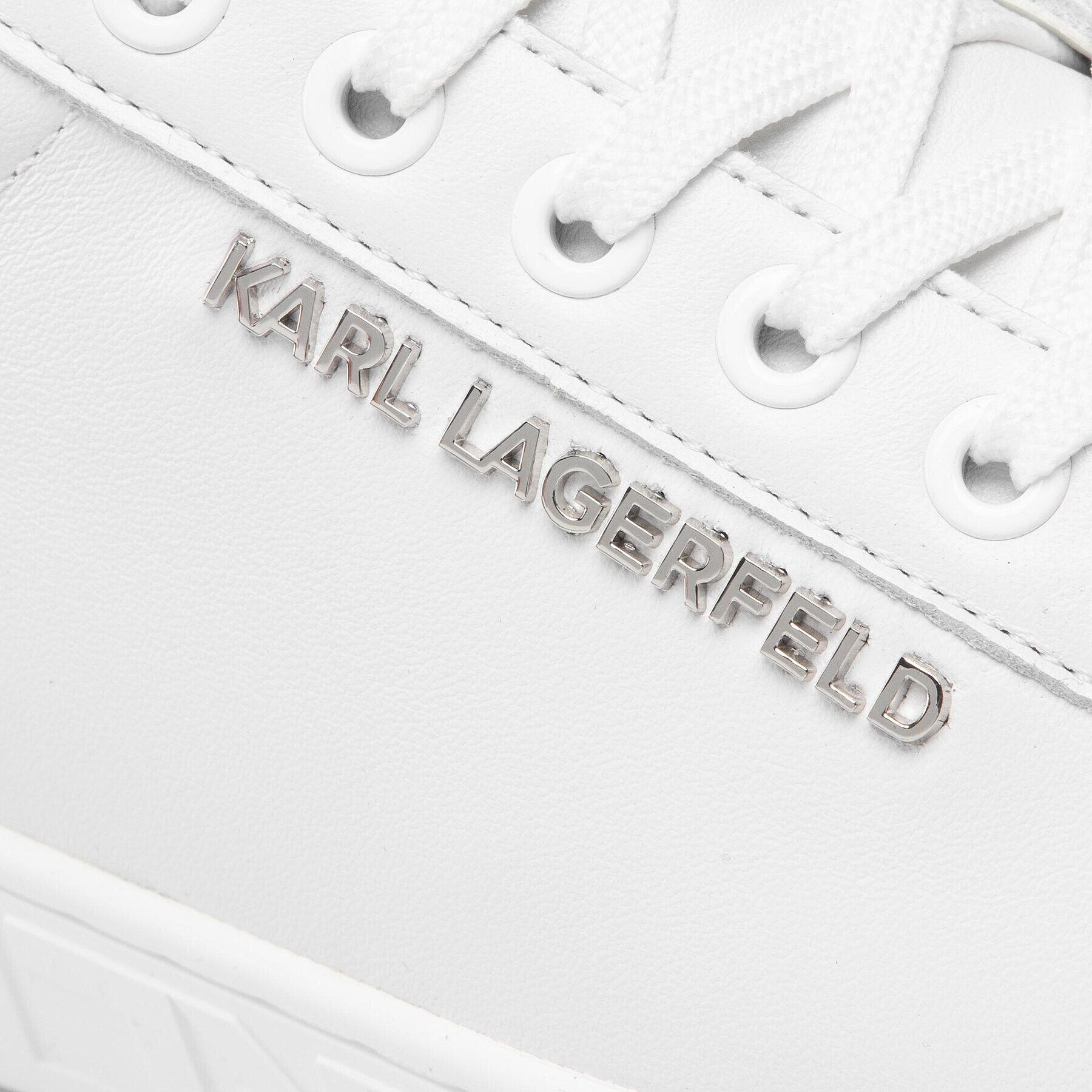 KARL LAGERFELD Сникърси KL51019 Бял - Pepit.bg