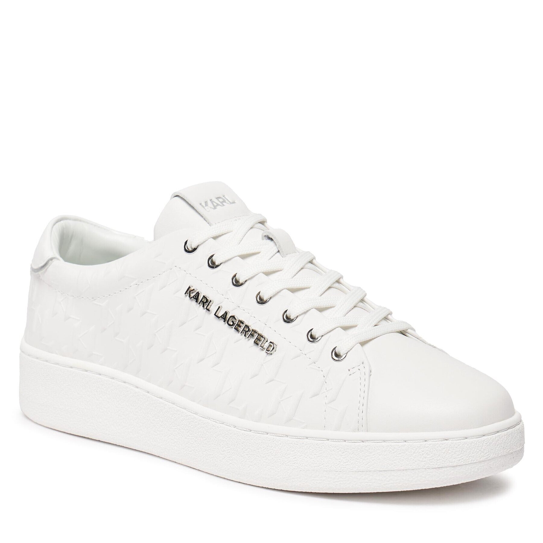 KARL LAGERFELD Сникърси KL51549A Бял - Pepit.bg
