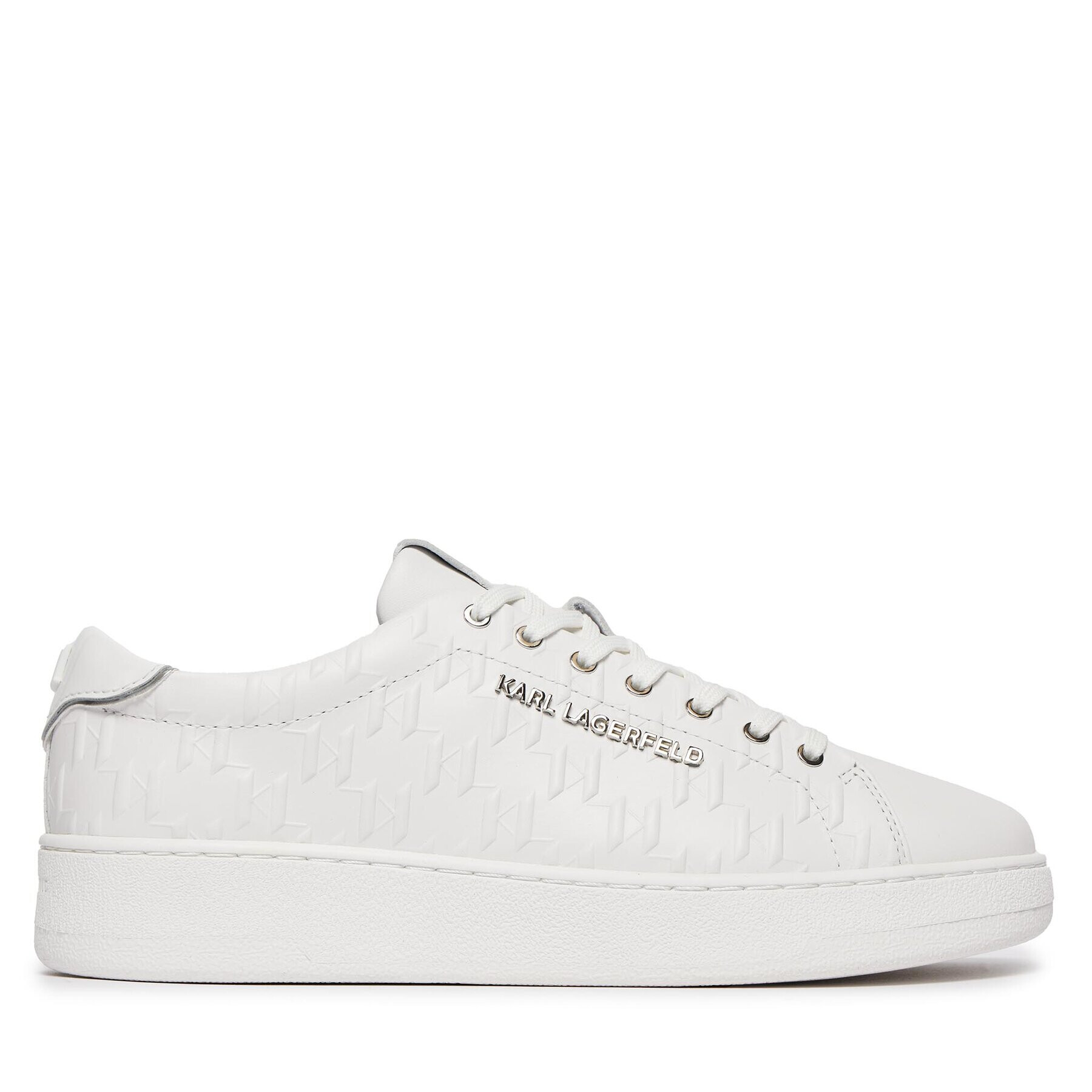 KARL LAGERFELD Сникърси KL51549A Бял - Pepit.bg