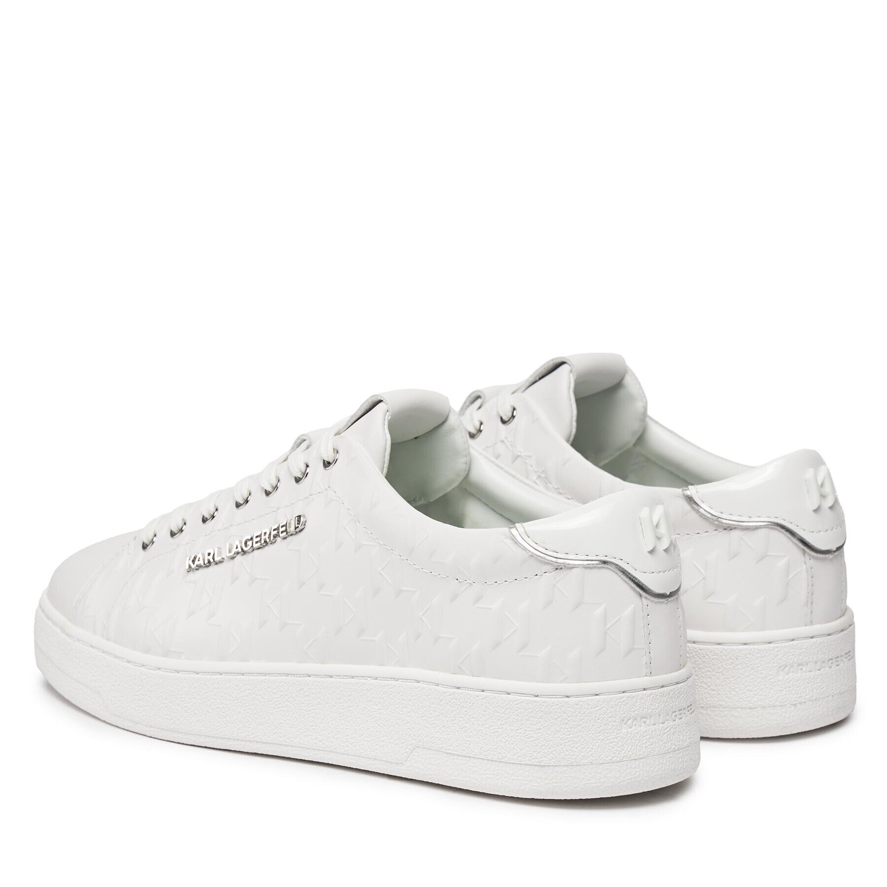KARL LAGERFELD Сникърси KL51549A Бял - Pepit.bg
