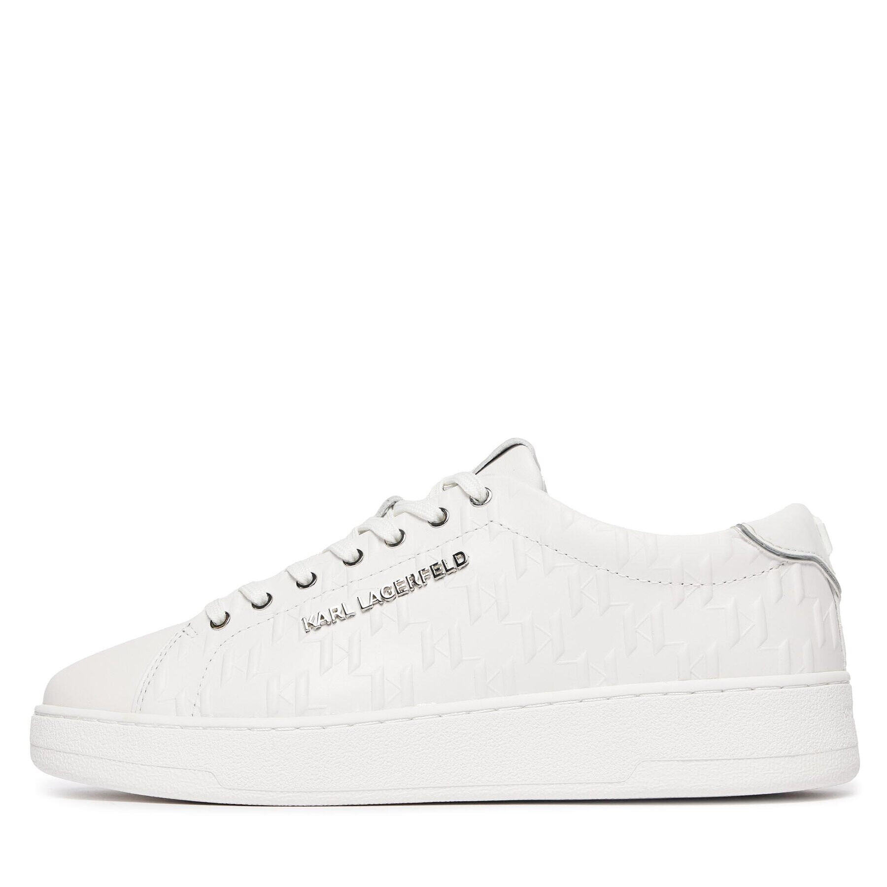 KARL LAGERFELD Сникърси KL51549A Бял - Pepit.bg