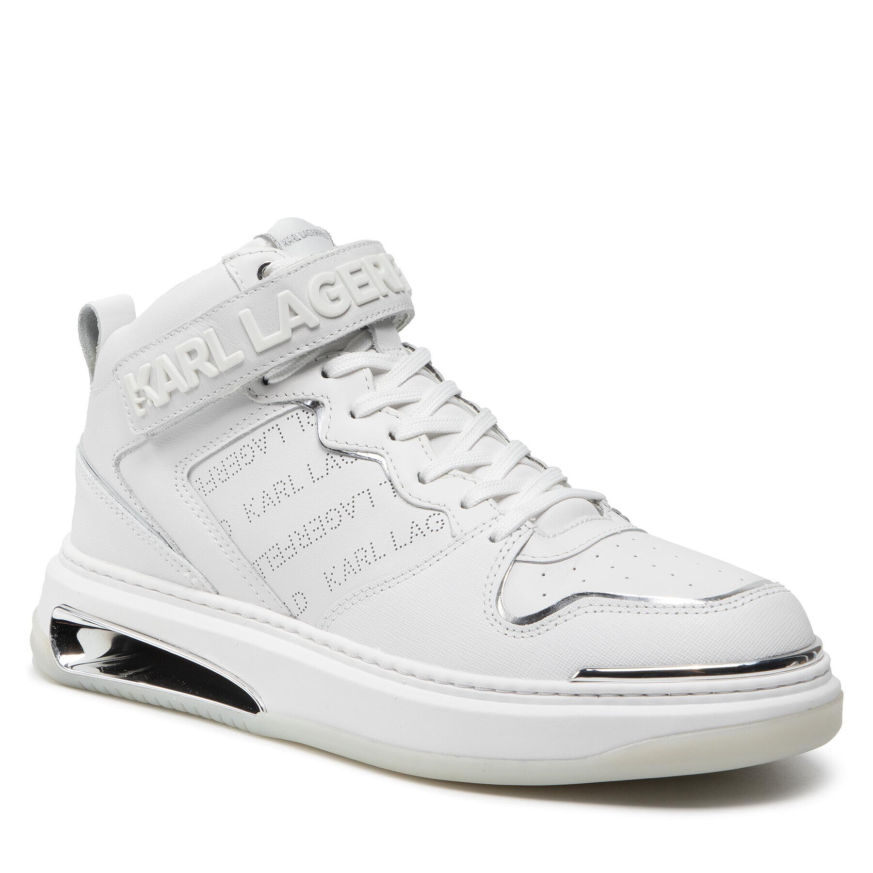 KARL LAGERFELD Сникърси KL52041 Бял - Pepit.bg