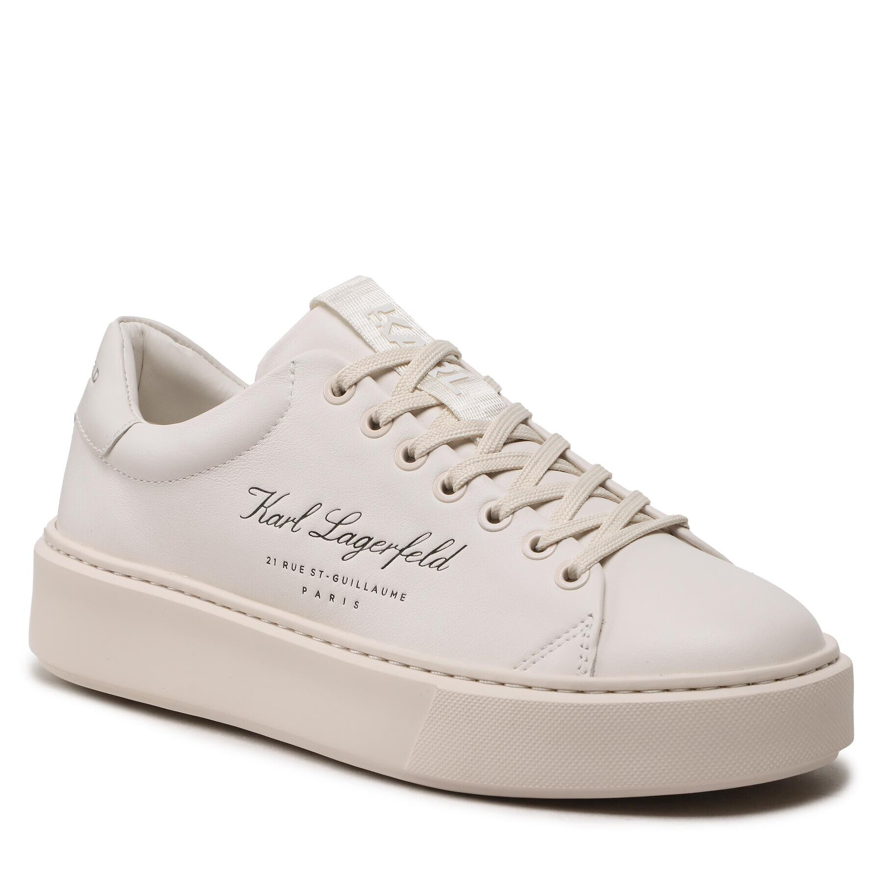 KARL LAGERFELD Сникърси KL52223 Бял - Pepit.bg