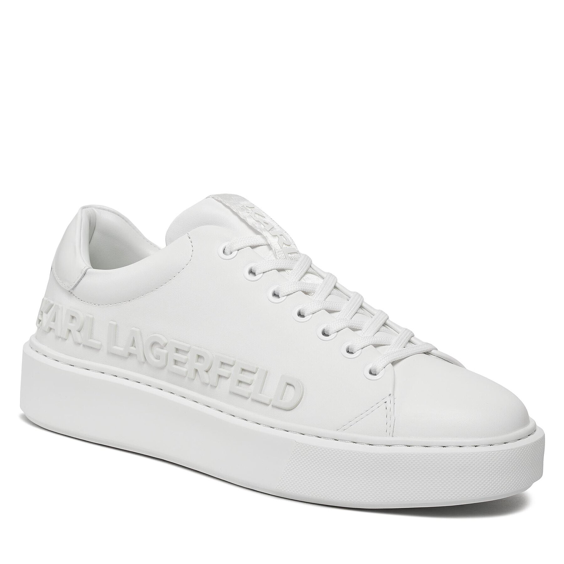 KARL LAGERFELD Сникърси KL52225 Бял - Pepit.bg