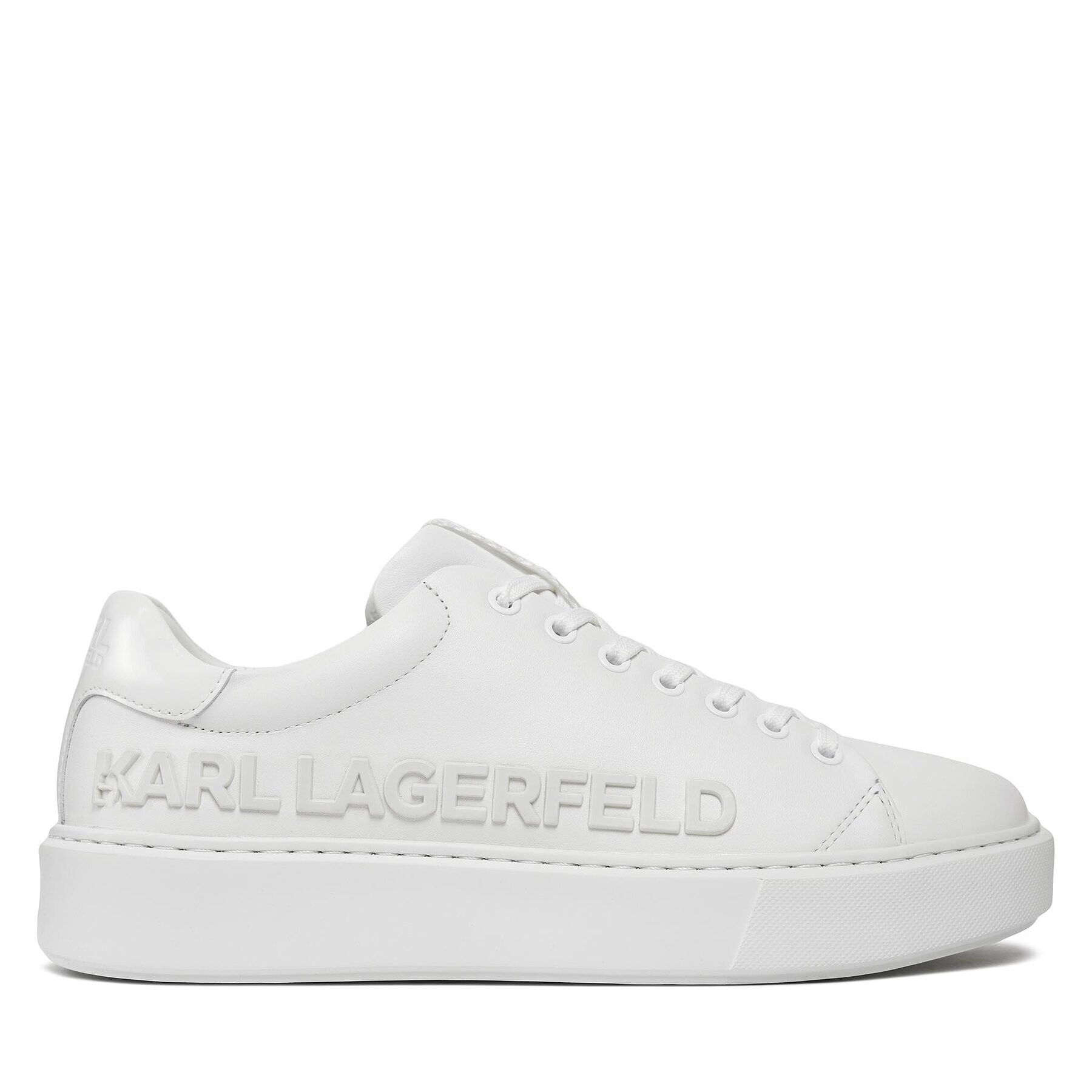 KARL LAGERFELD Сникърси KL52225 Бял - Pepit.bg