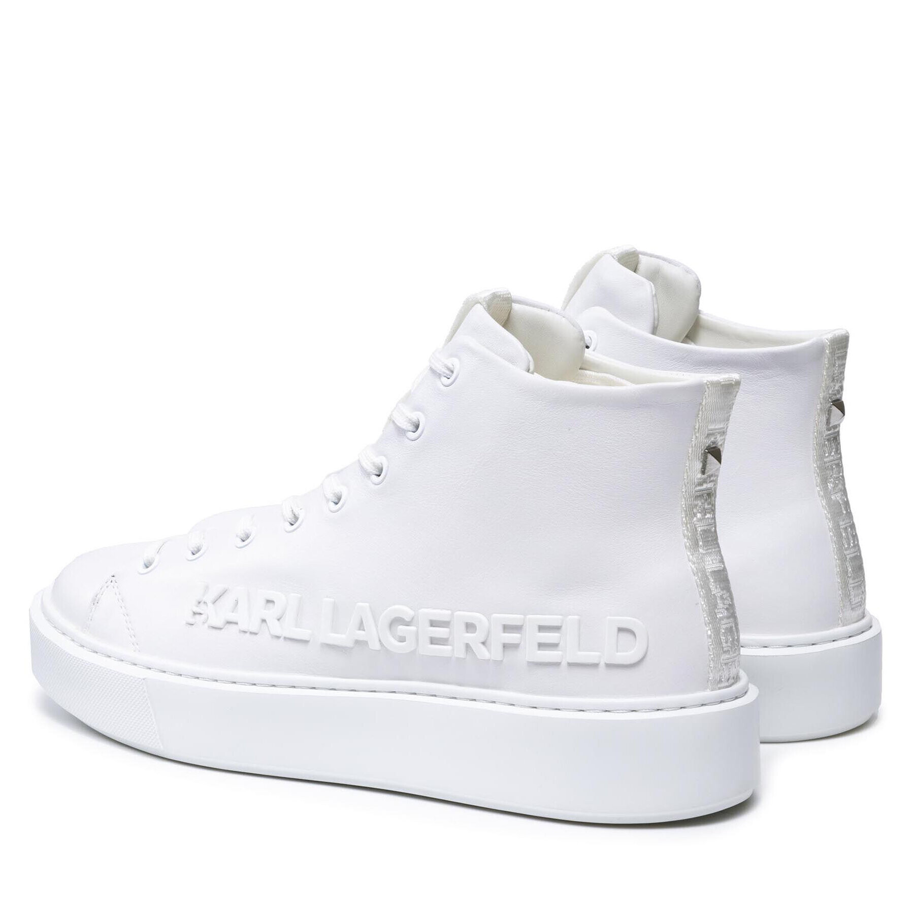 KARL LAGERFELD Сникърси KL52255 01W Бял - Pepit.bg