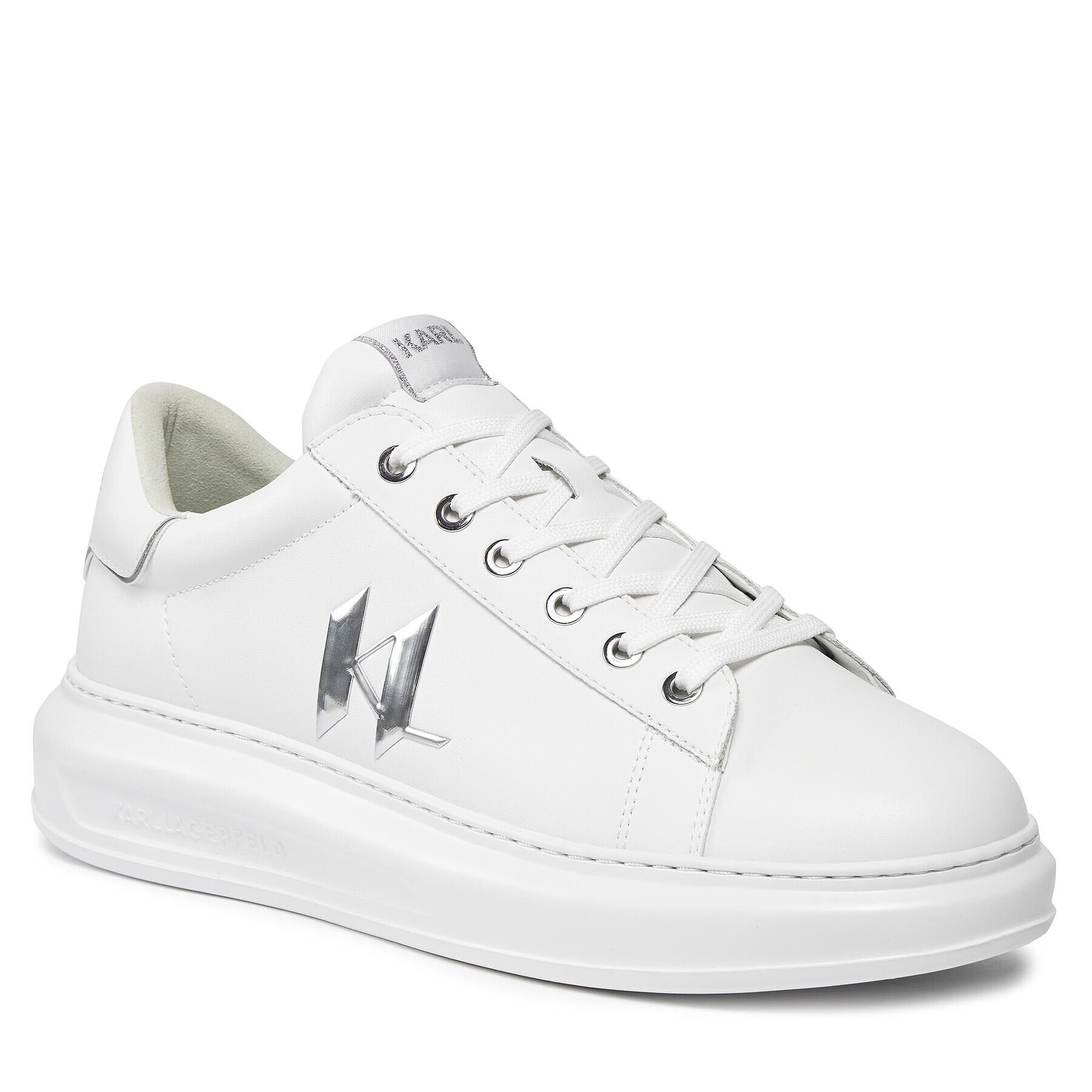KARL LAGERFELD Сникърси KL52518 Бял - Pepit.bg