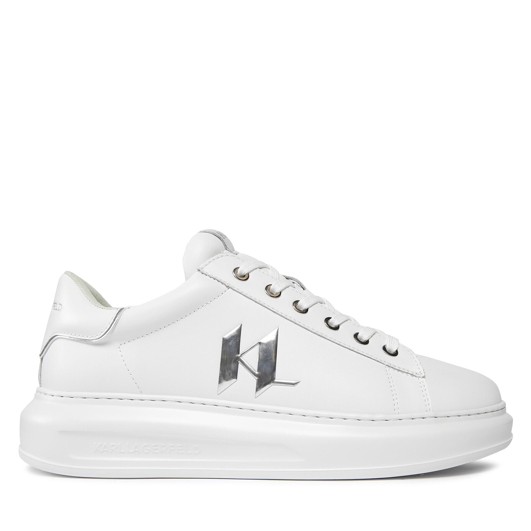KARL LAGERFELD Сникърси KL52518 Бял - Pepit.bg