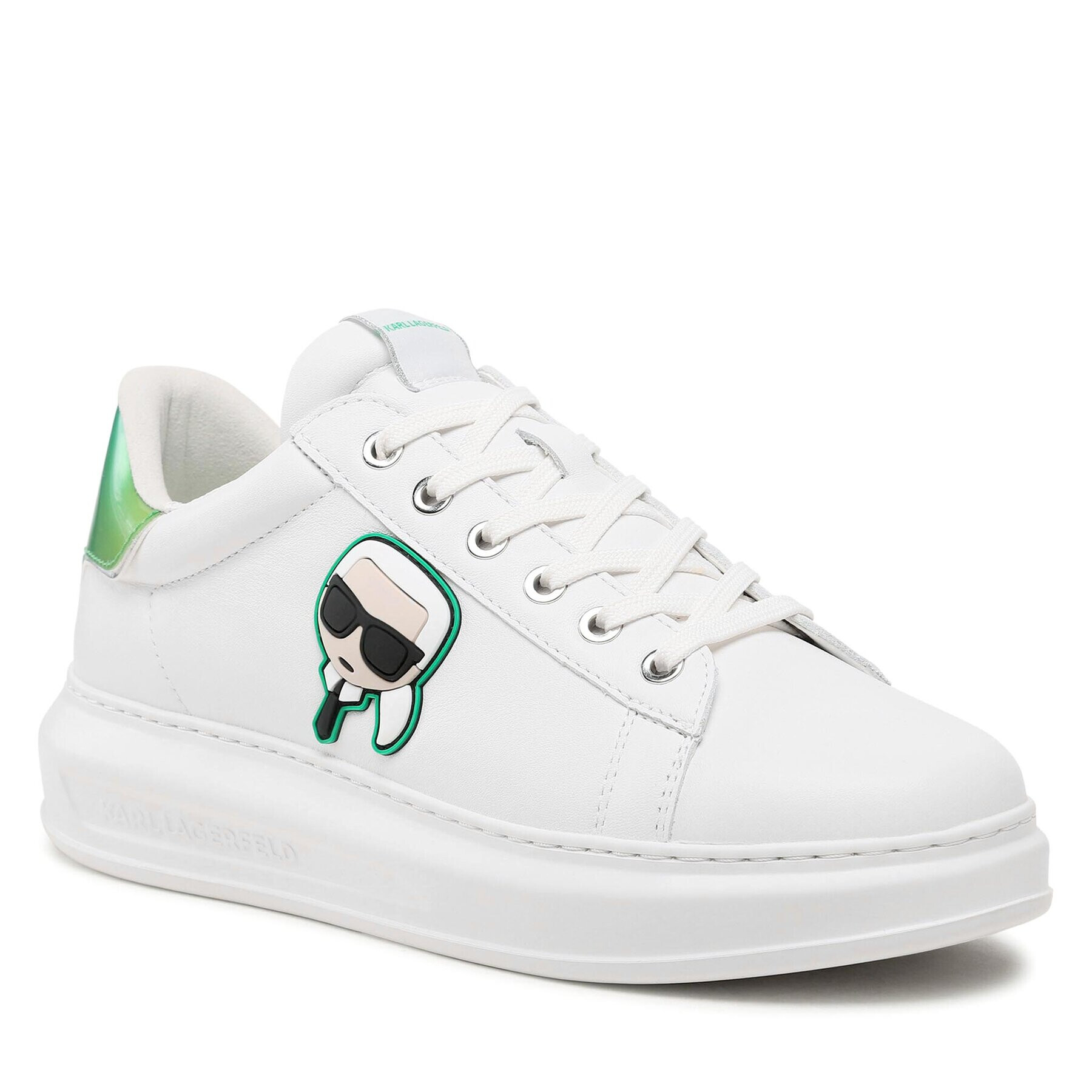 KARL LAGERFELD Сникърси KL52530G Бял - Pepit.bg