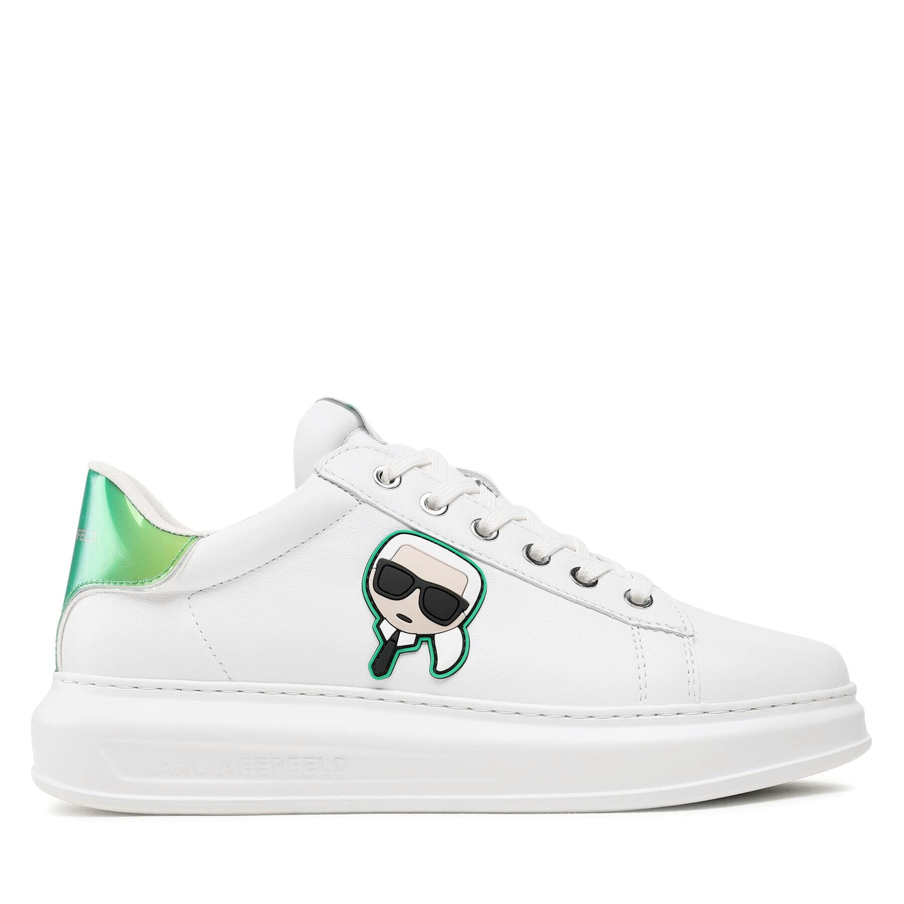KARL LAGERFELD Сникърси KL52530G Бял - Pepit.bg