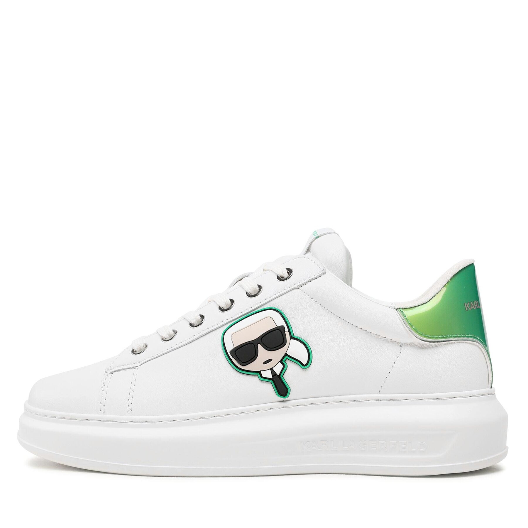 KARL LAGERFELD Сникърси KL52530G Бял - Pepit.bg