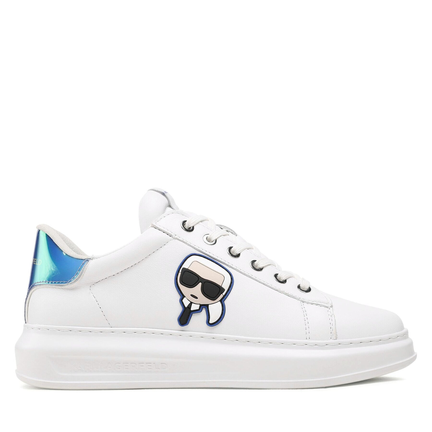 KARL LAGERFELD Сникърси KL52530G Бял - Pepit.bg