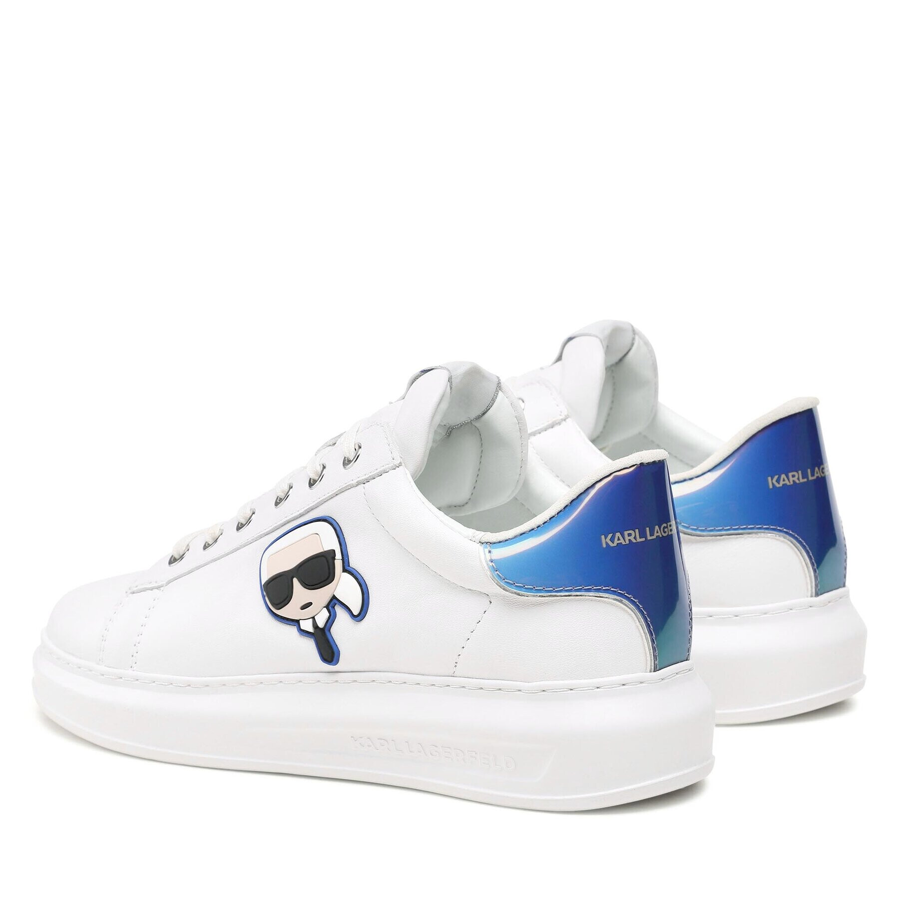 KARL LAGERFELD Сникърси KL52530G Бял - Pepit.bg