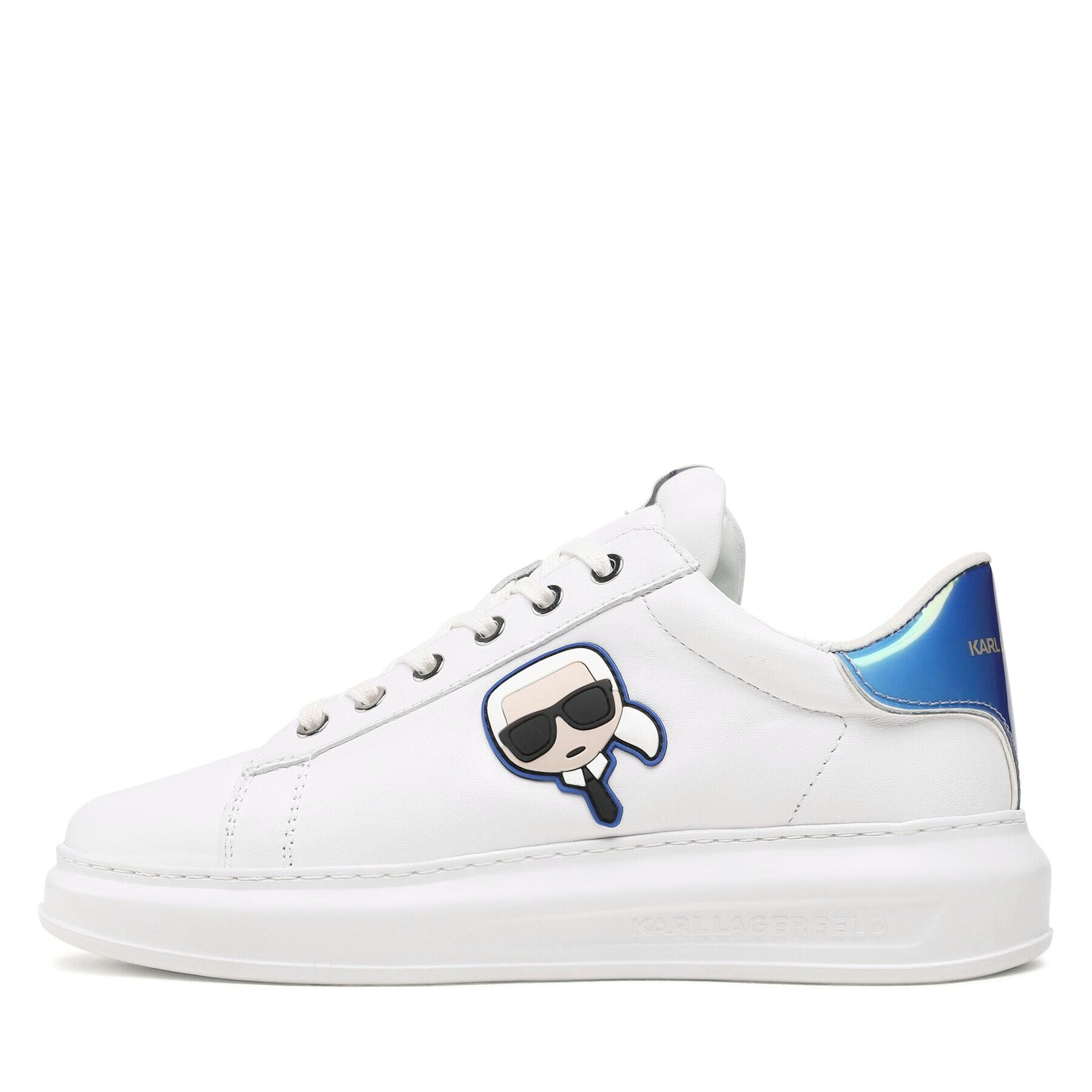 KARL LAGERFELD Сникърси KL52530G Бял - Pepit.bg