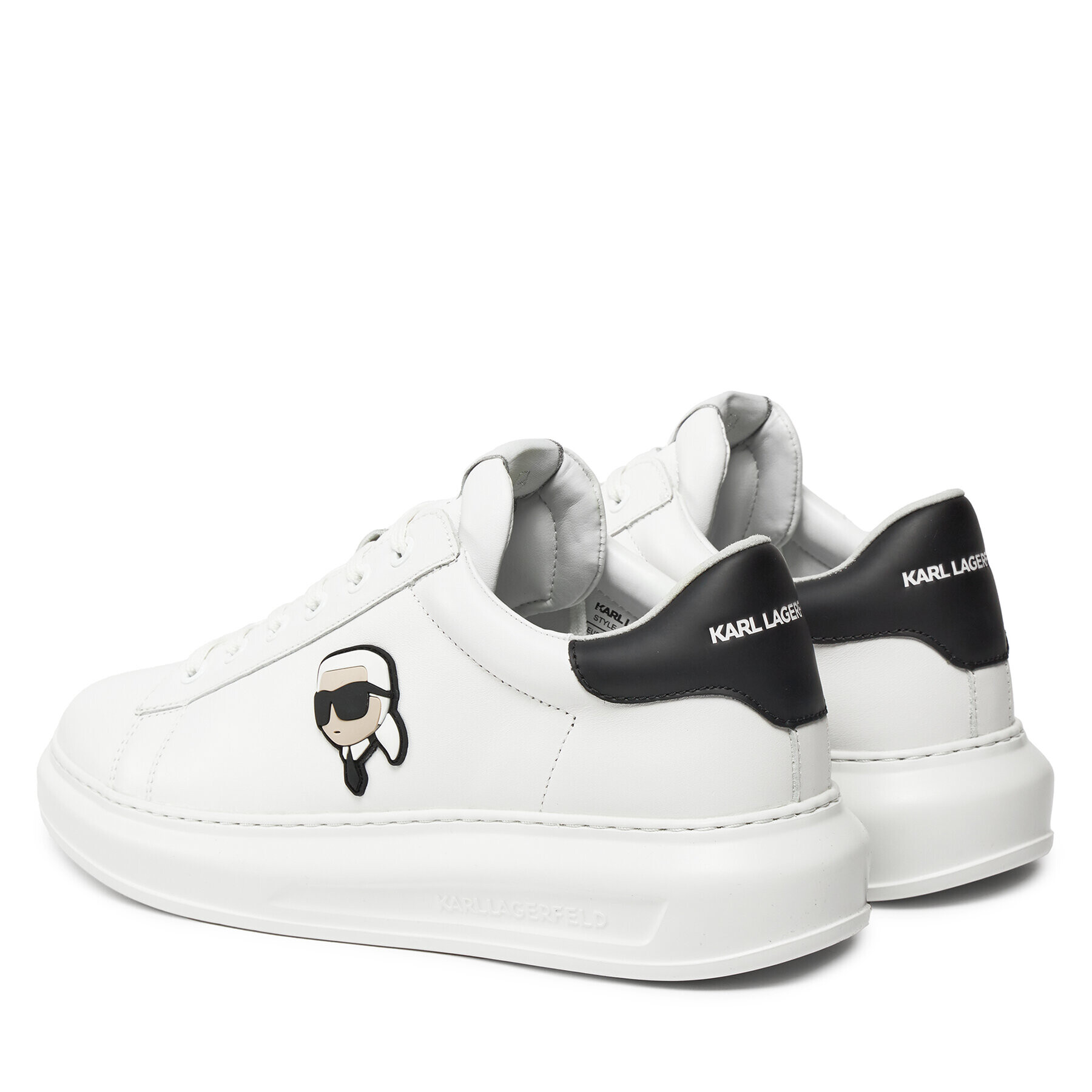 KARL LAGERFELD Сникърси KL52530N Бял - Pepit.bg