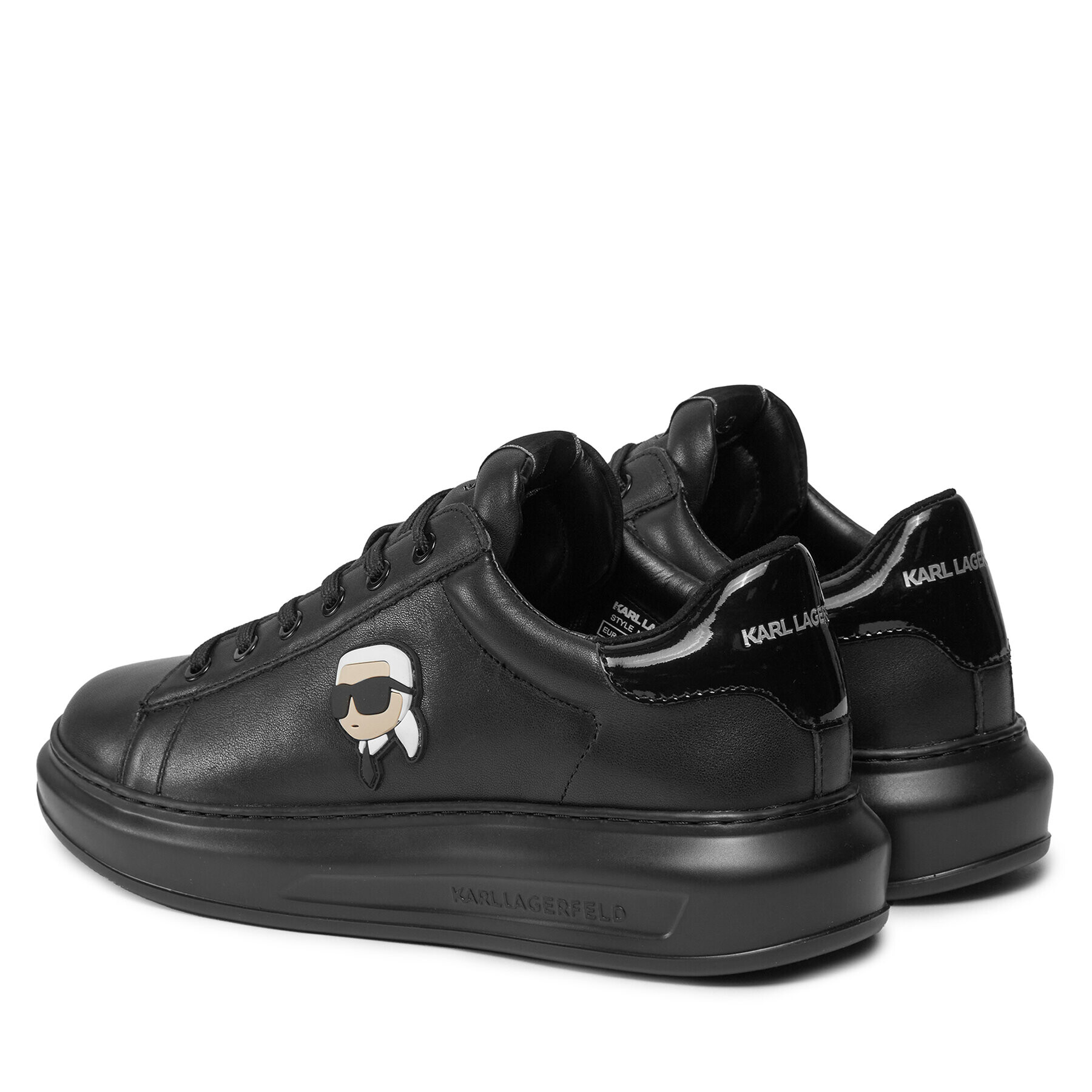 KARL LAGERFELD Сникърси KL52530N Черен - Pepit.bg