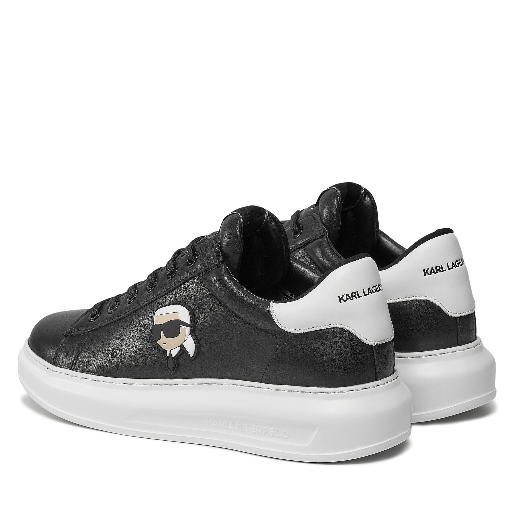 KARL LAGERFELD Сникърси KL52530N Черен - Pepit.bg