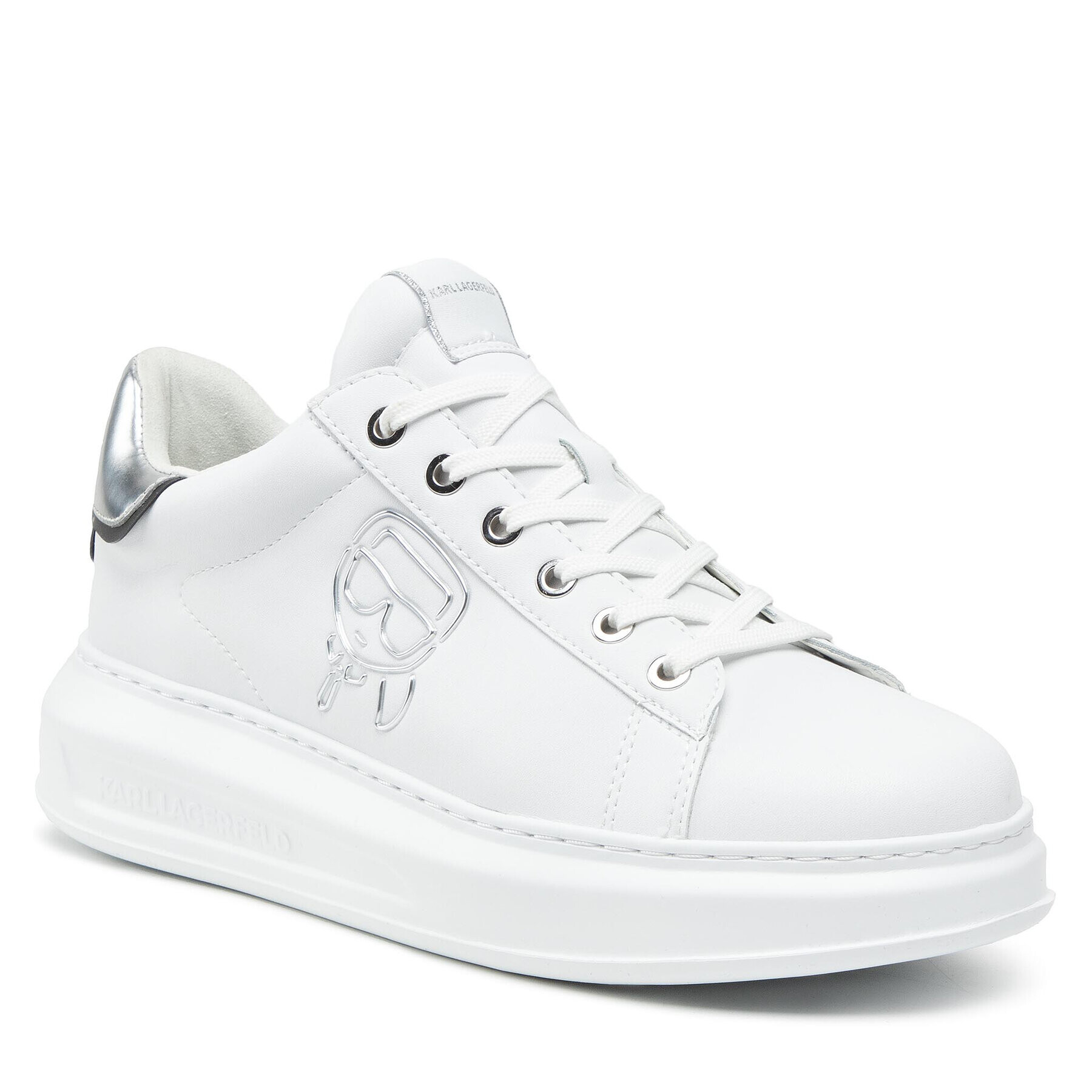 KARL LAGERFELD Сникърси KL52531 Бял - Pepit.bg