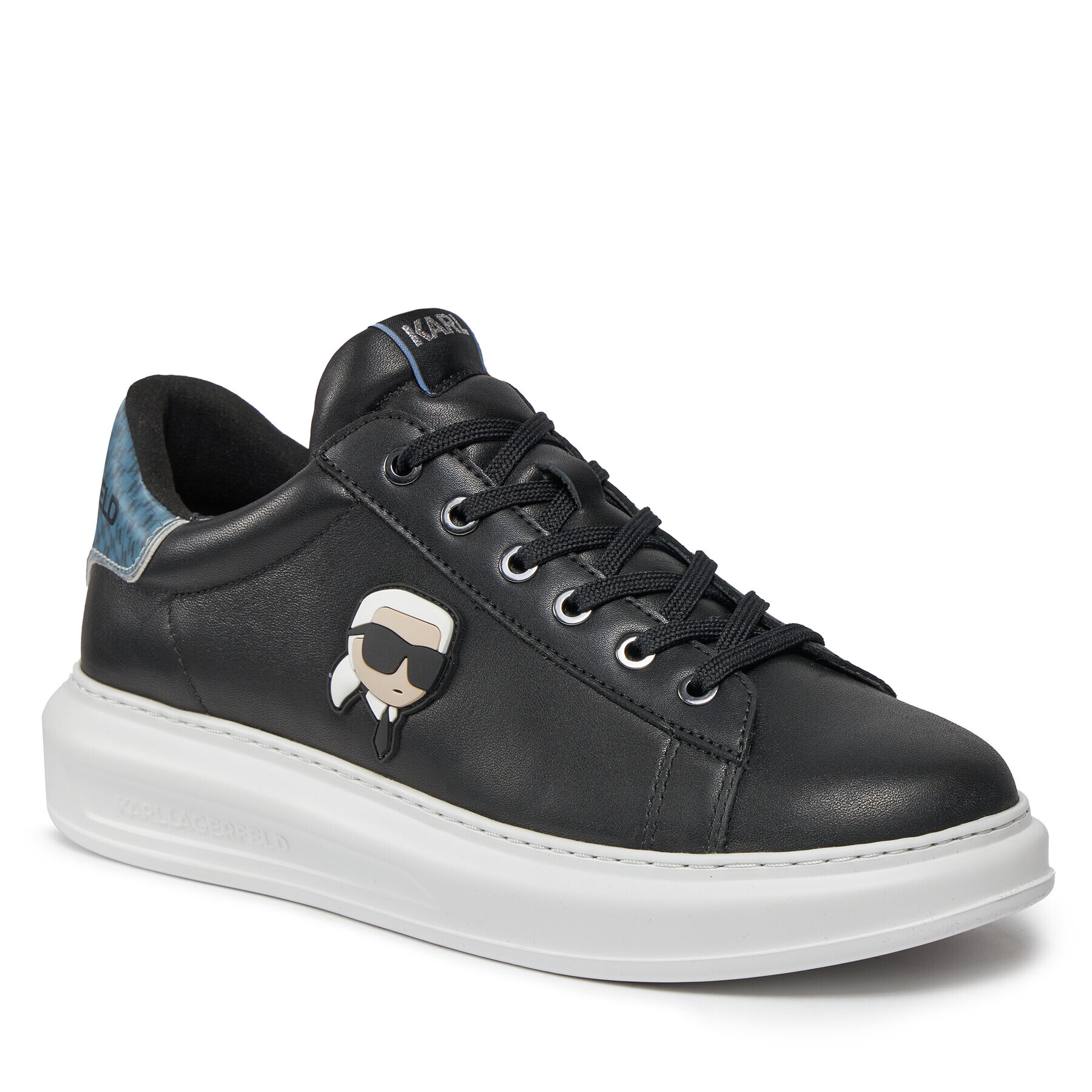 KARL LAGERFELD Сникърси KL52533N Черен - Pepit.bg