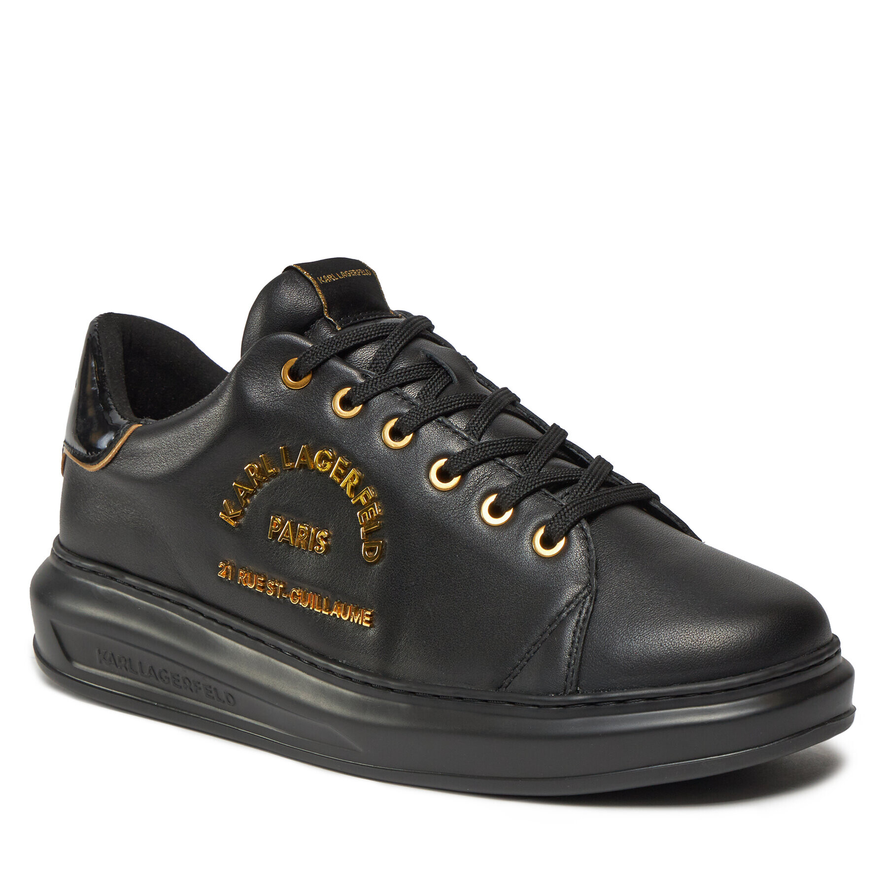 KARL LAGERFELD Сникърси KL52539 Черен - Pepit.bg