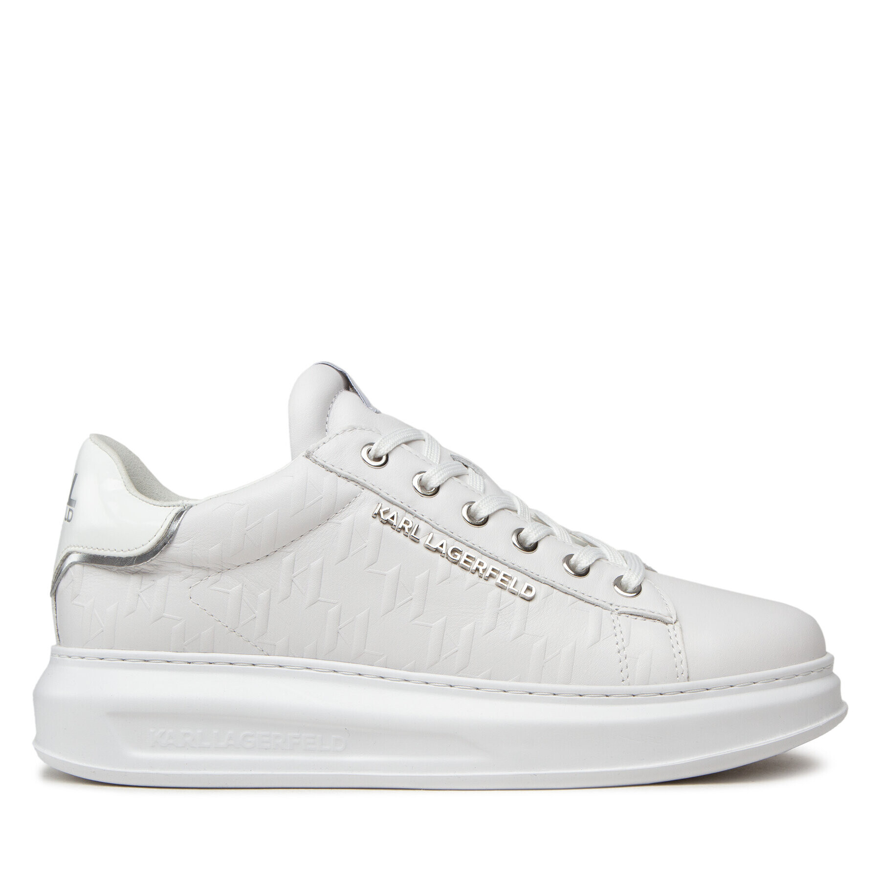 KARL LAGERFELD Сникърси KL52549 Бял - Pepit.bg