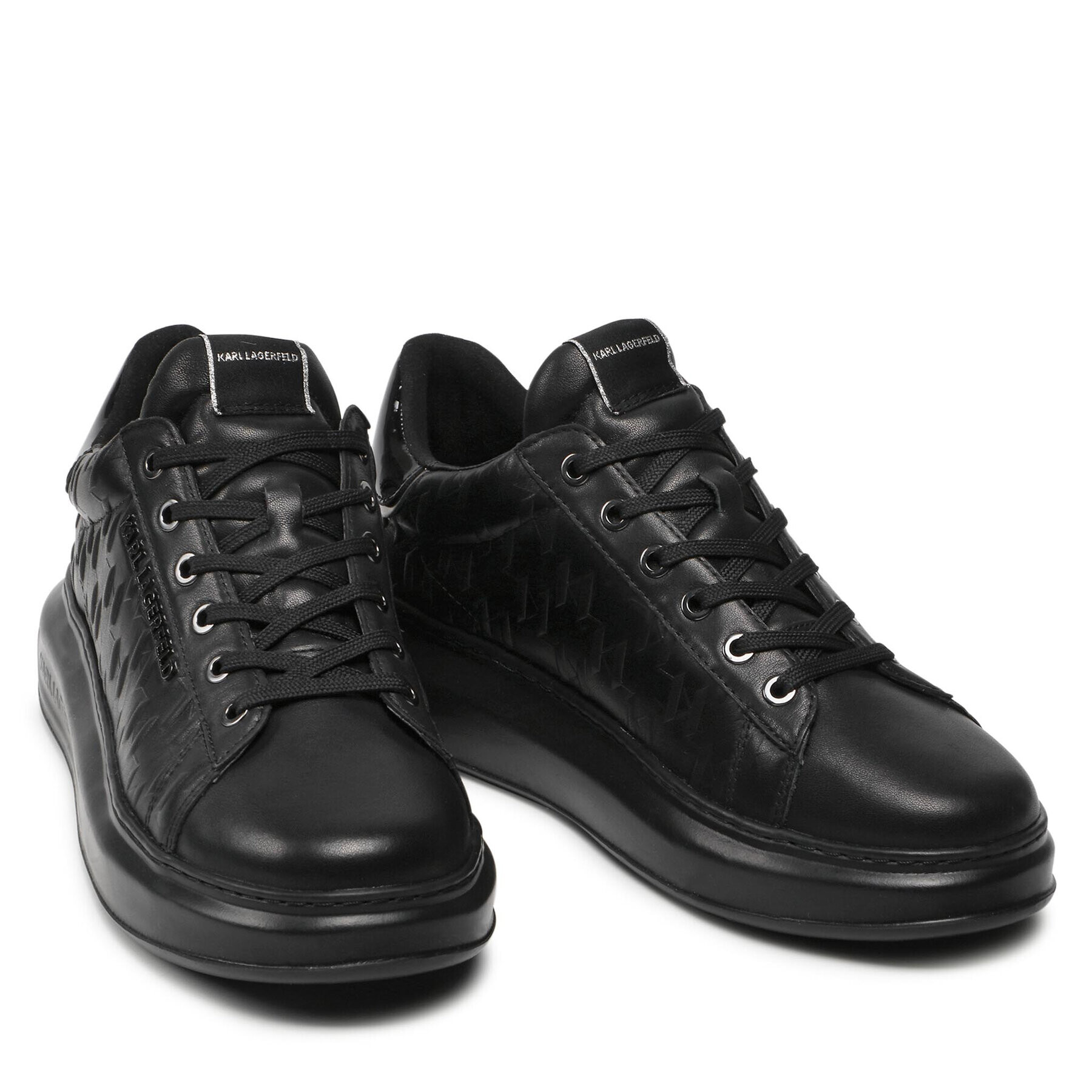 KARL LAGERFELD Сникърси KL52549 Черен - Pepit.bg