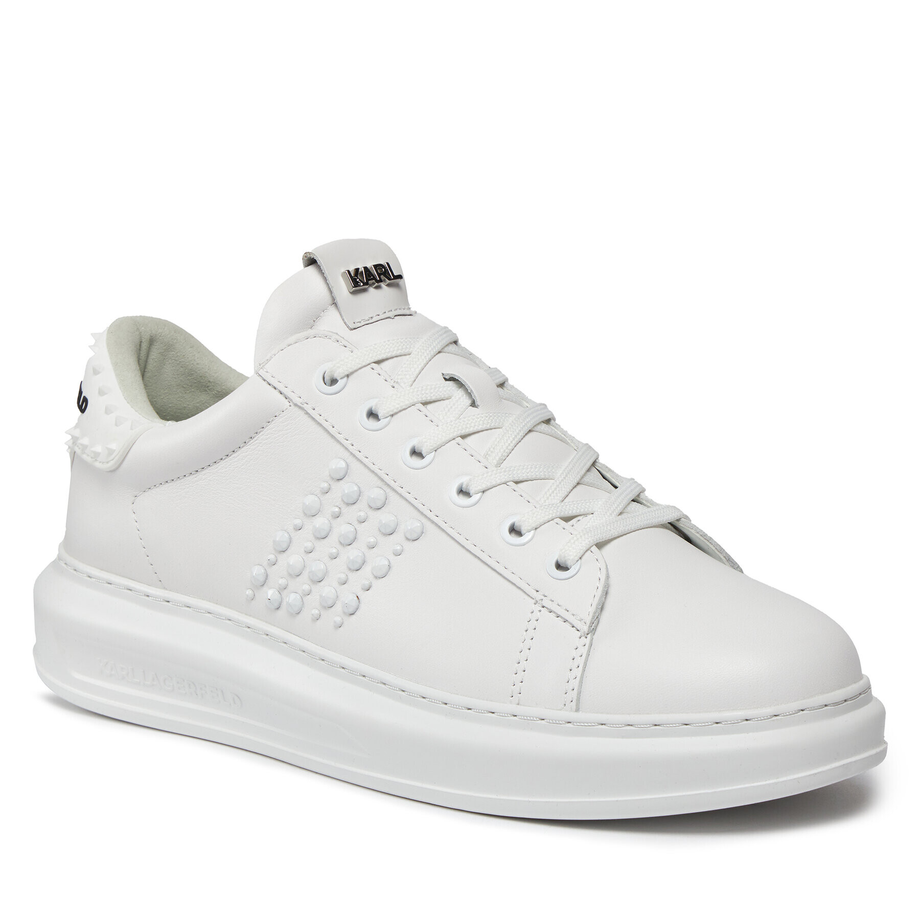 KARL LAGERFELD Сникърси KL52574 Бял - Pepit.bg