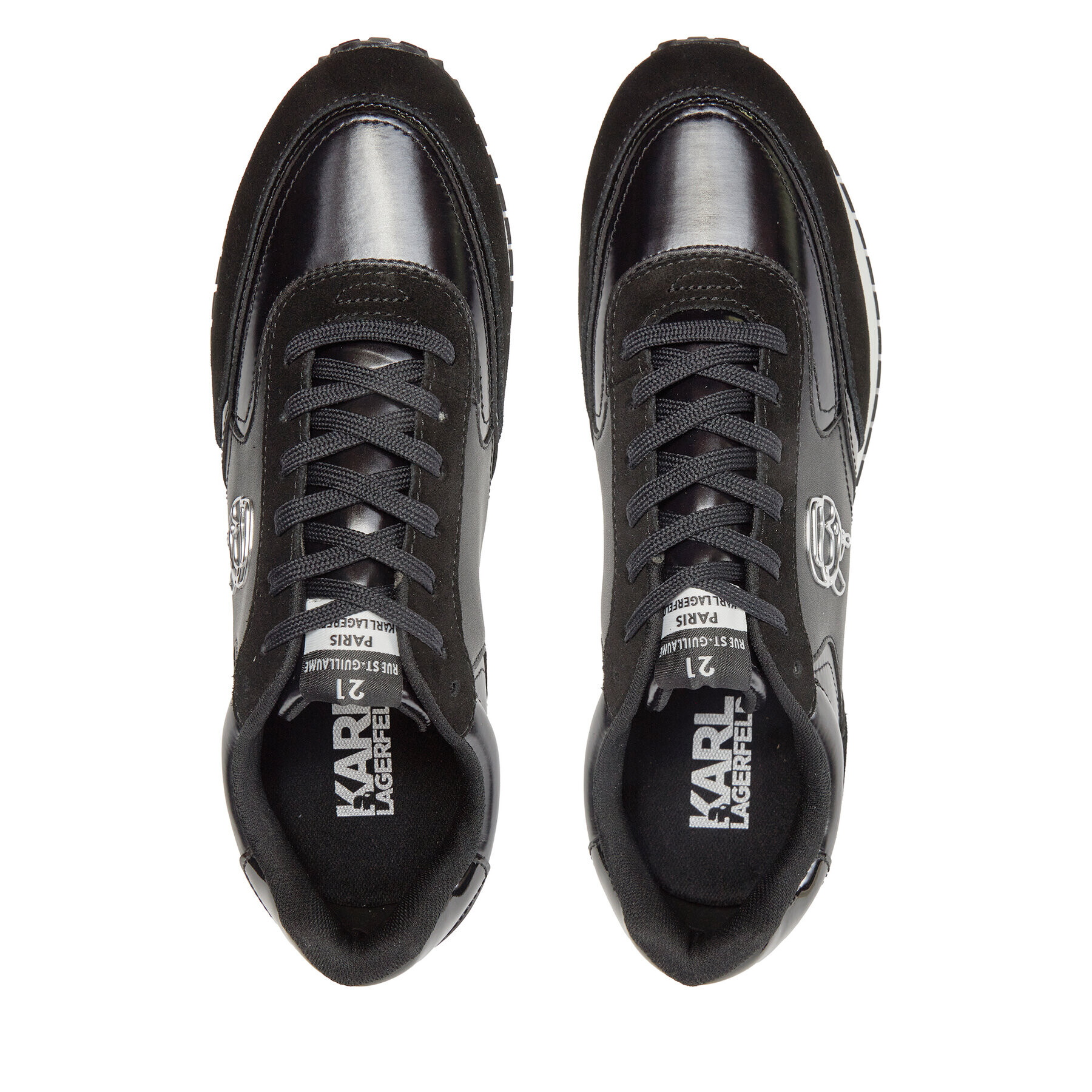 KARL LAGERFELD Сникърси KL52931N Черен - Pepit.bg