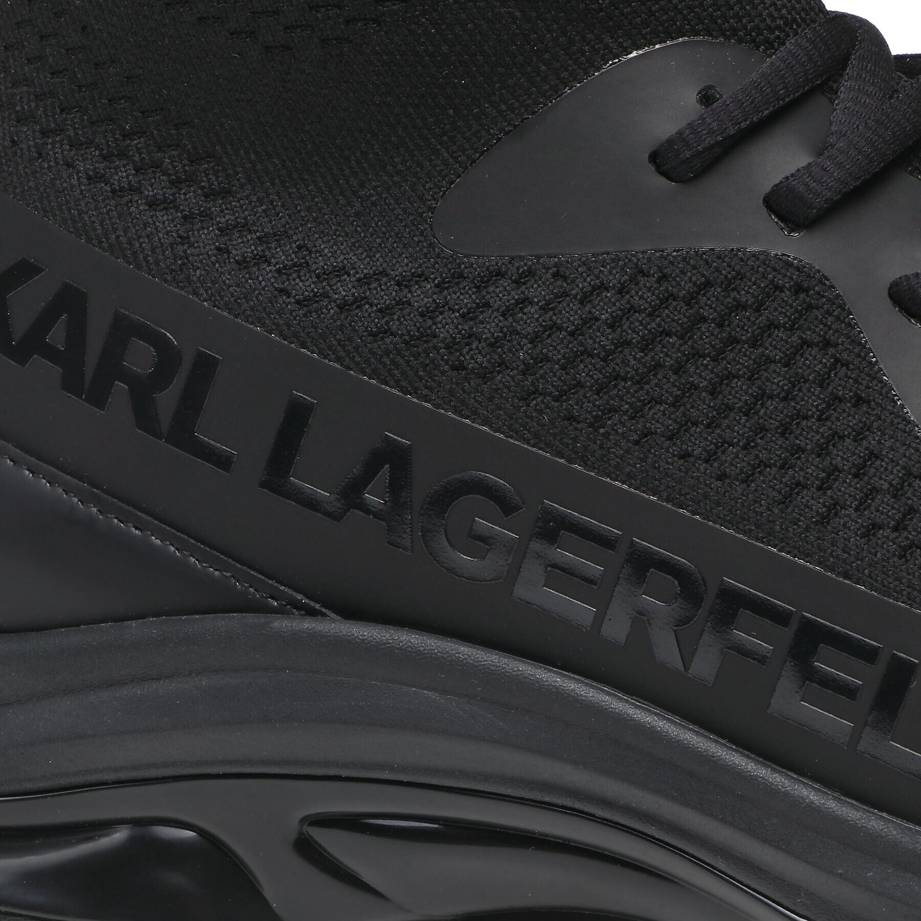 KARL LAGERFELD Сникърси KL53141 Черен - Pepit.bg
