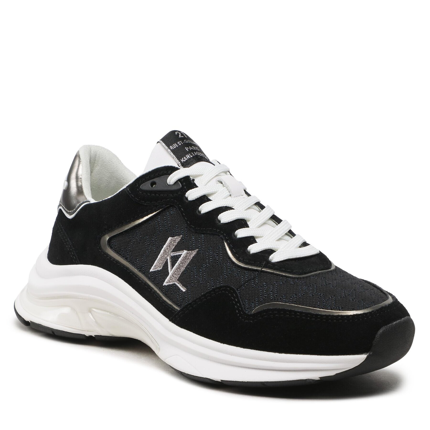 KARL LAGERFELD Сникърси KL53165 Черен - Pepit.bg