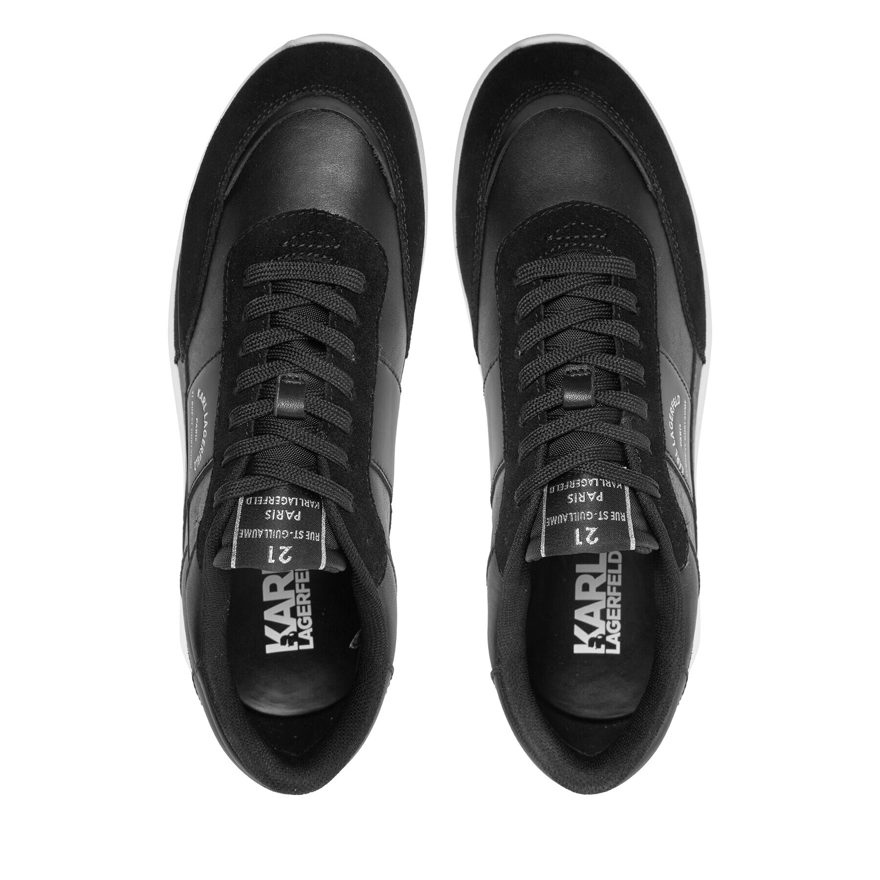 KARL LAGERFELD Сникърси KL53638 Черен - Pepit.bg