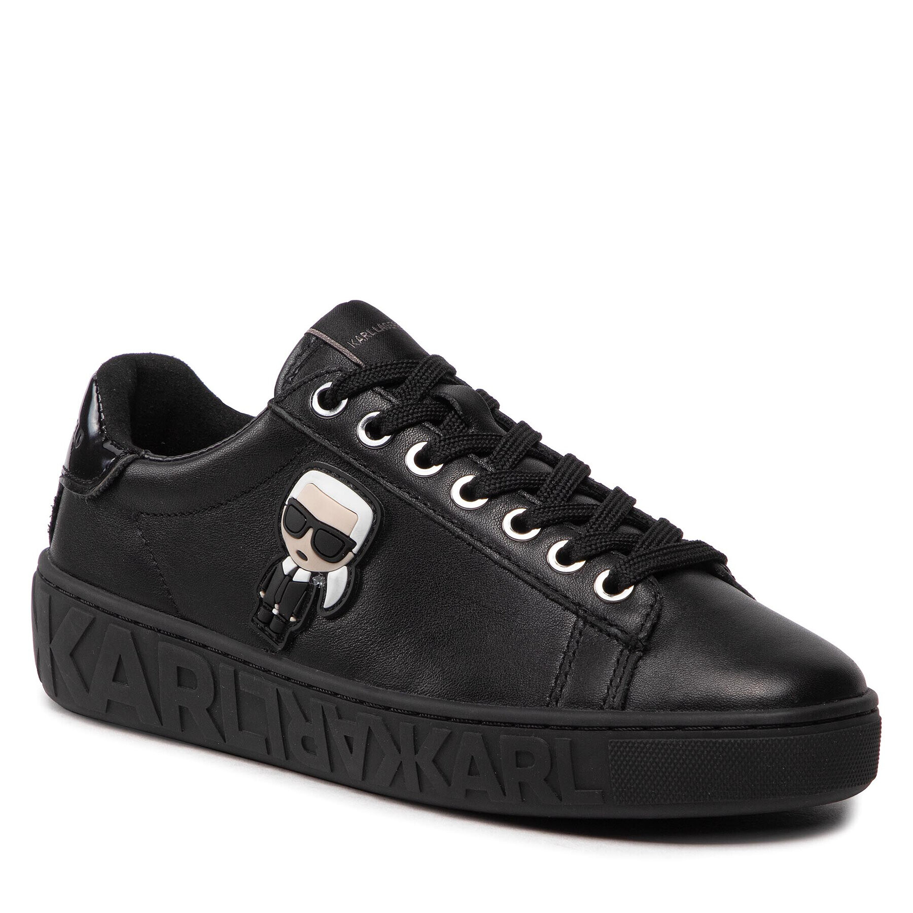 KARL LAGERFELD Сникърси KL61030A Черен - Pepit.bg