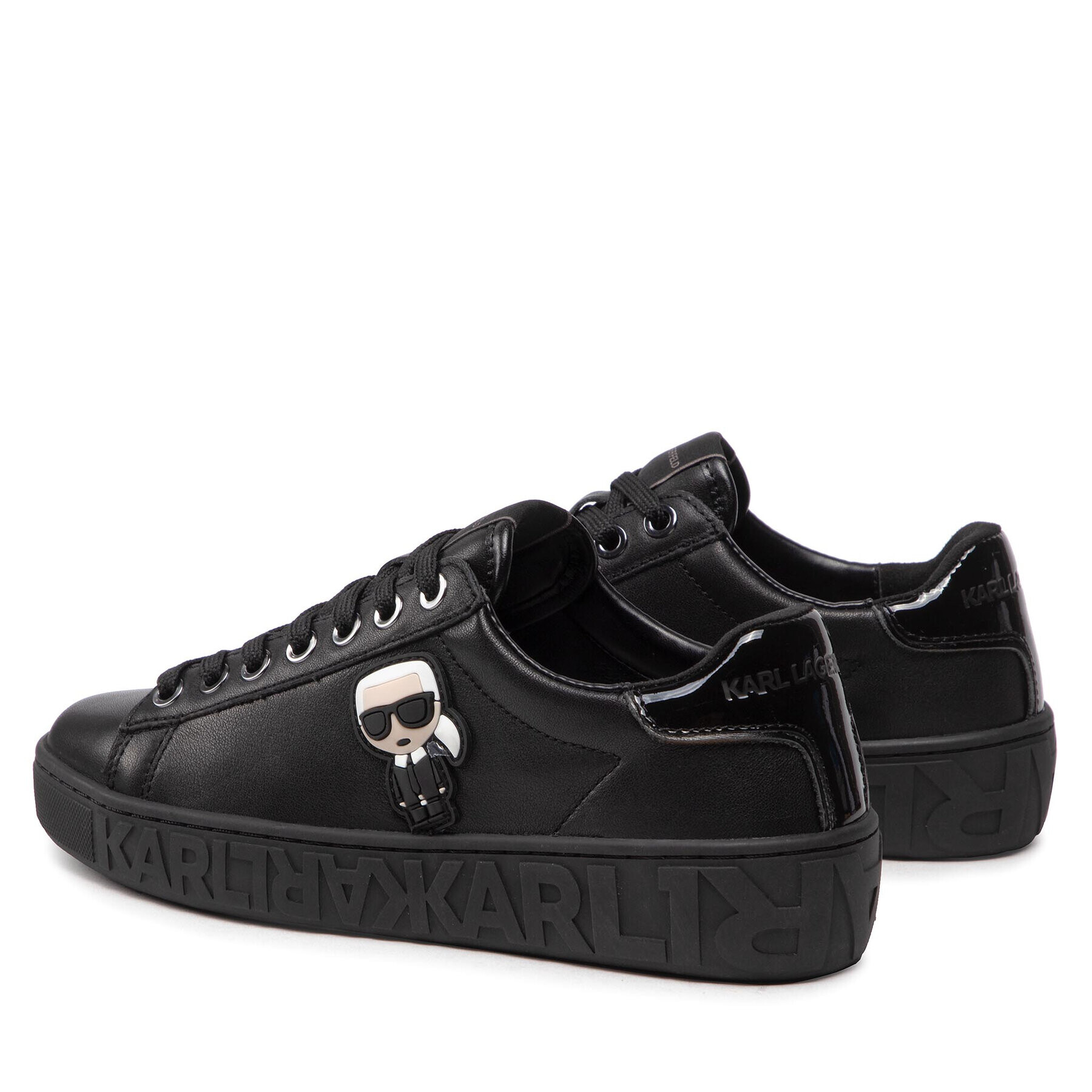 KARL LAGERFELD Сникърси KL61030A Черен - Pepit.bg