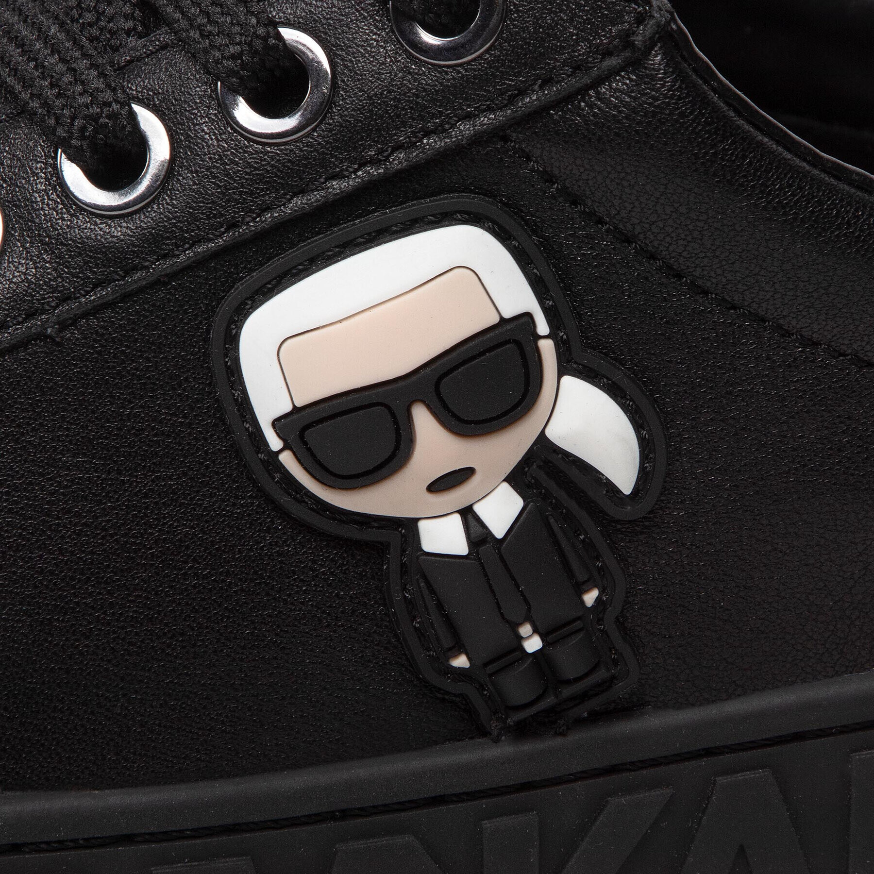 KARL LAGERFELD Сникърси KL61030A Черен - Pepit.bg