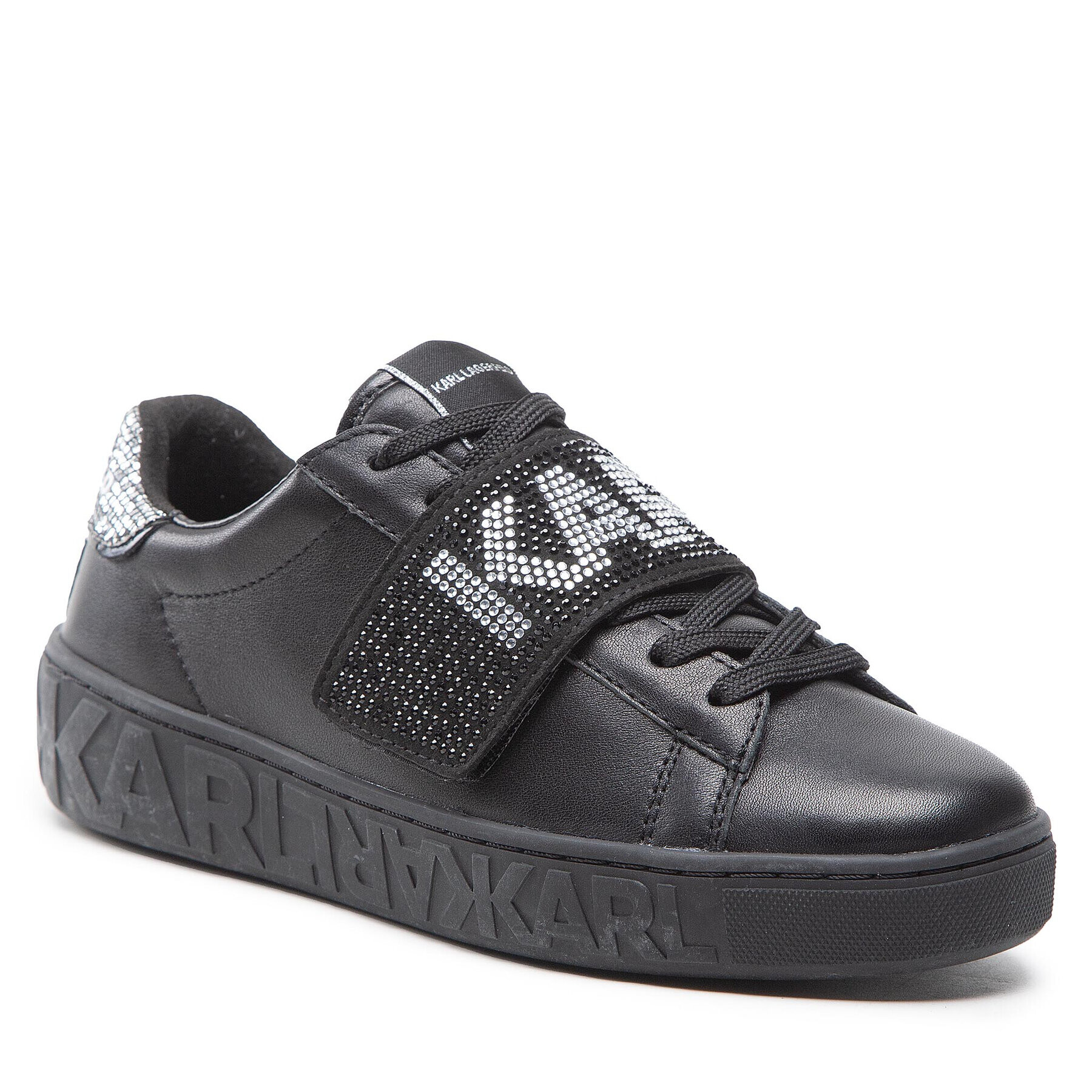KARL LAGERFELD Сникърси KL61037 Черен - Pepit.bg