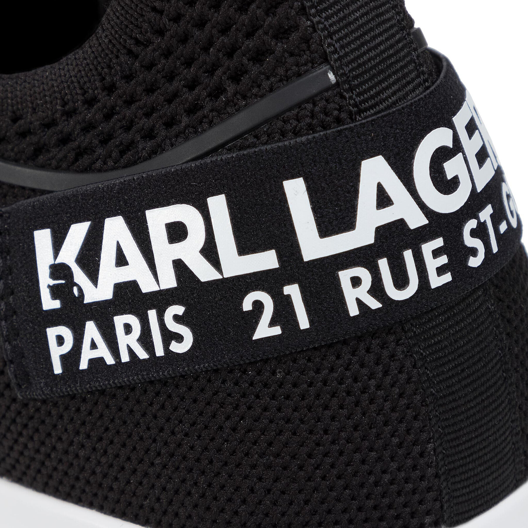 KARL LAGERFELD Сникърси KL61111 Черен - Pepit.bg