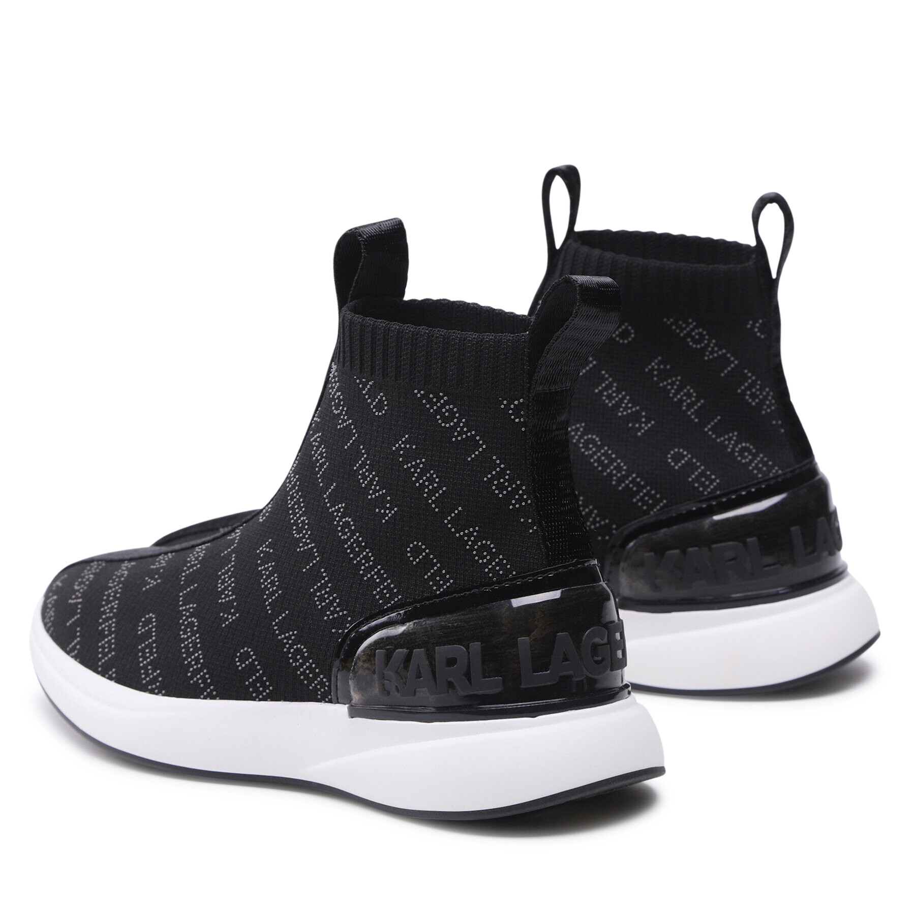 KARL LAGERFELD Сникърси KL62144 Черен - Pepit.bg